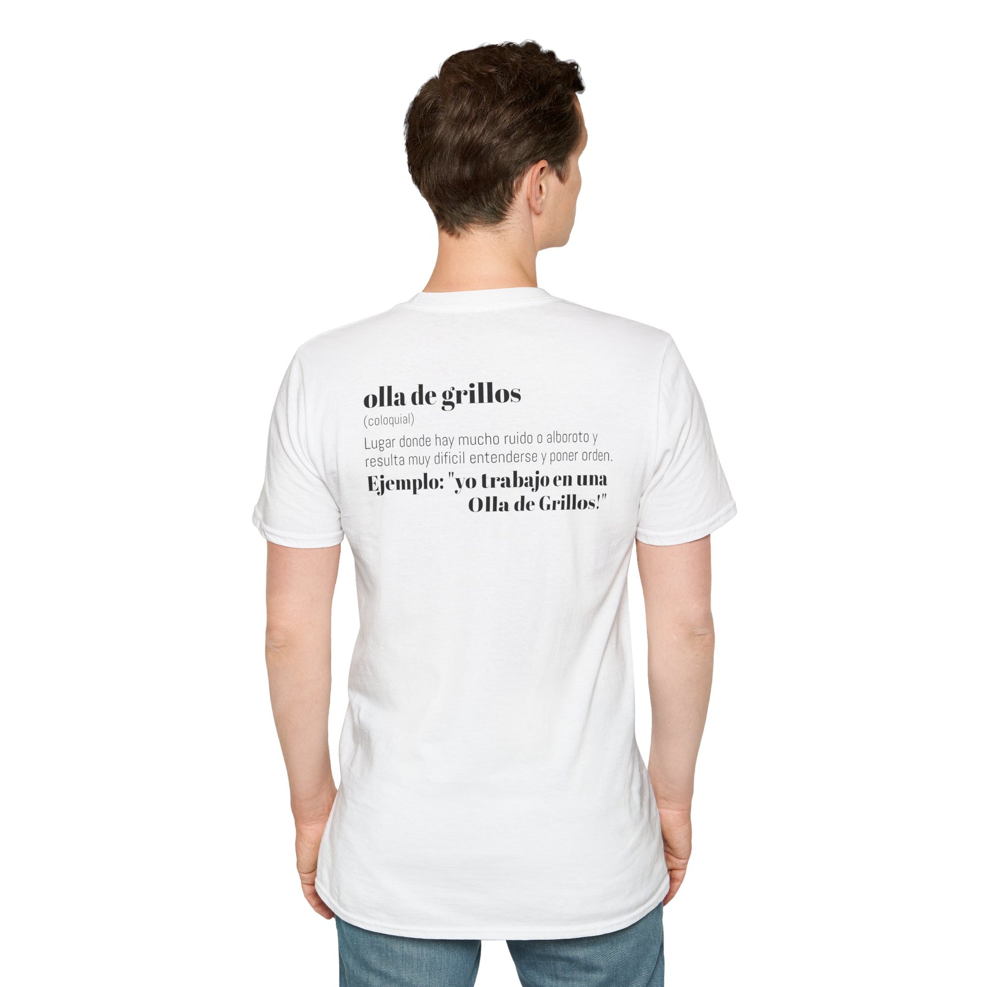 Funny T-Shirt: “Una Olla de Grillos”