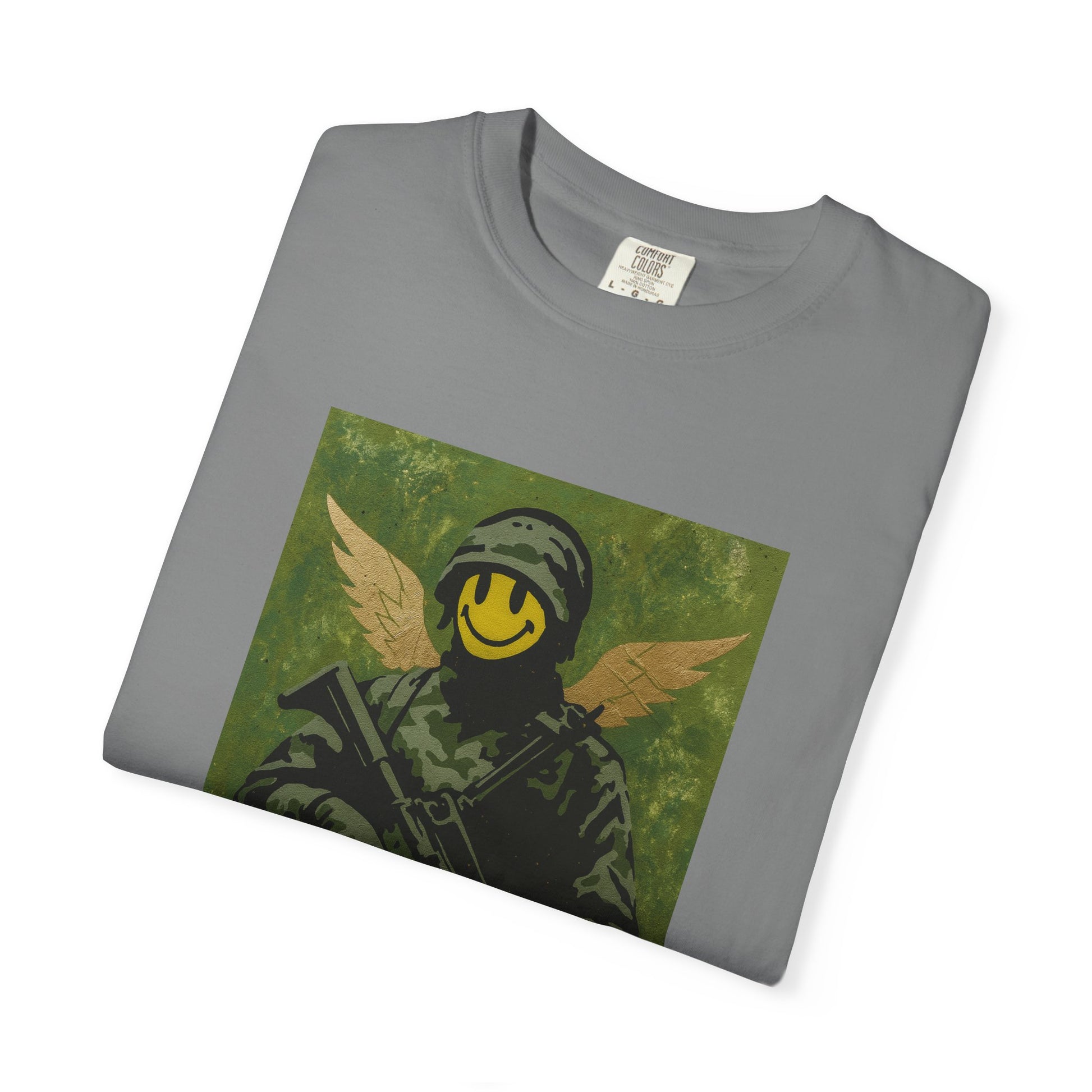 Happy Face Soldier Edition – Military-Urban Graphic Tee
