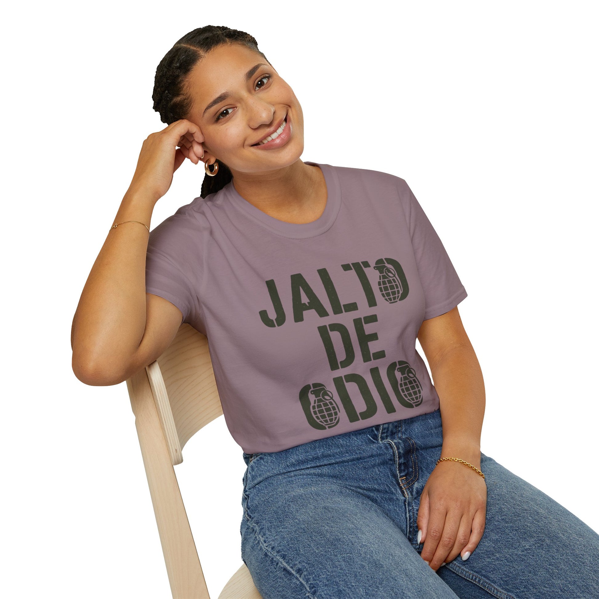 “Jalto de Odio” – Funny Military T-Shirt for the Unit’s Most Negative Hero