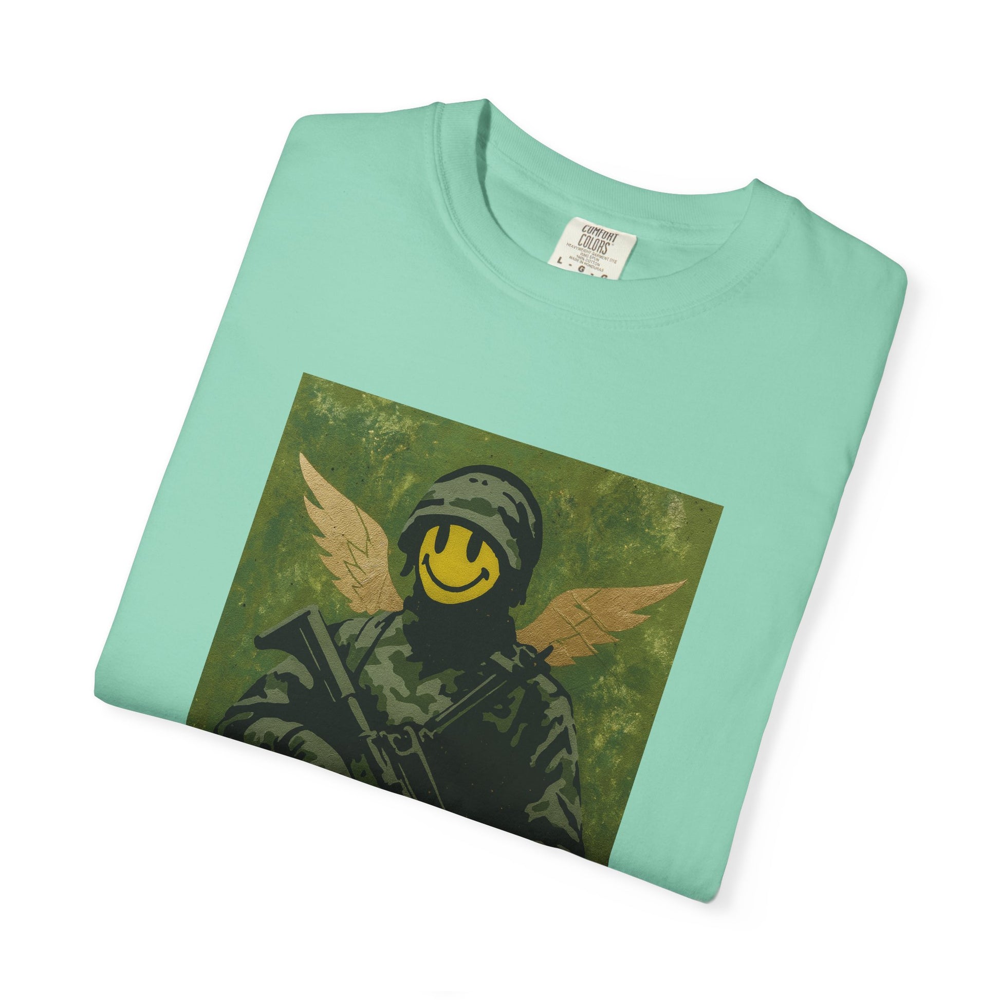 Happy Face Soldier Edition – Military-Urban Graphic Tee