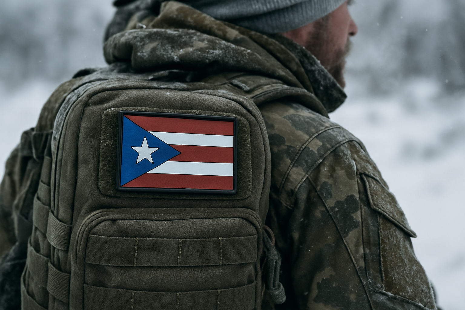 Puerto Rico flag - Tactical Morale PVC Patch