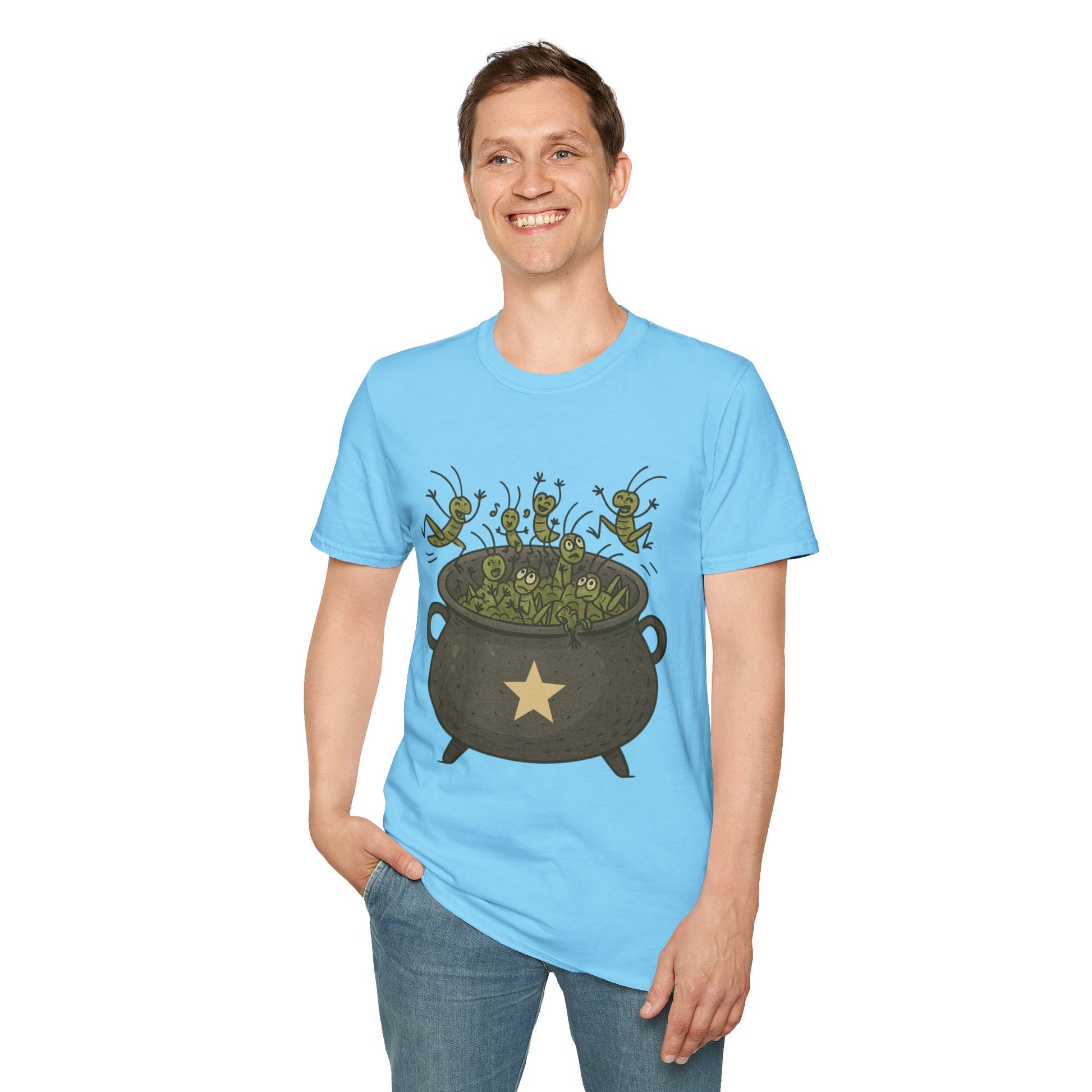 Funny T-Shirt: “Una Olla de Grillos”