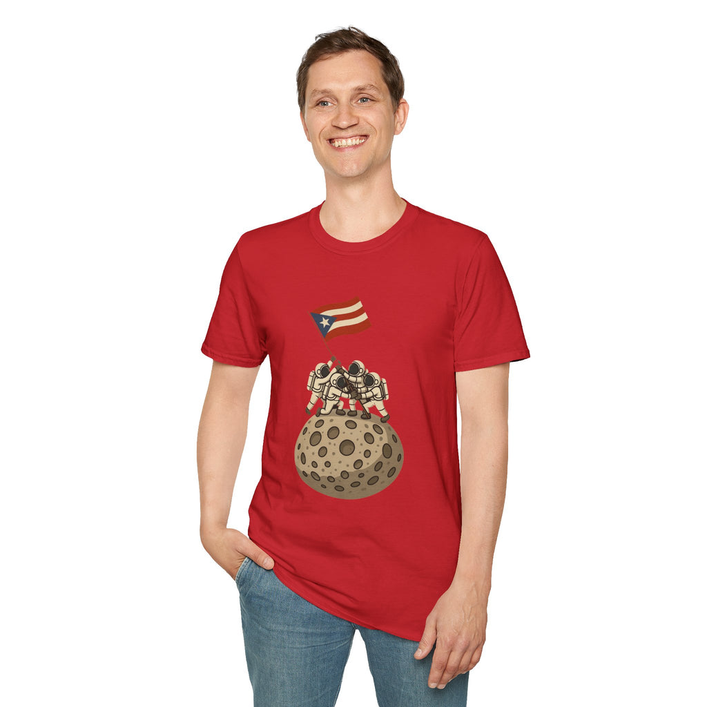 "Boricuas en la Luna" T-Shirt, Casual Wear