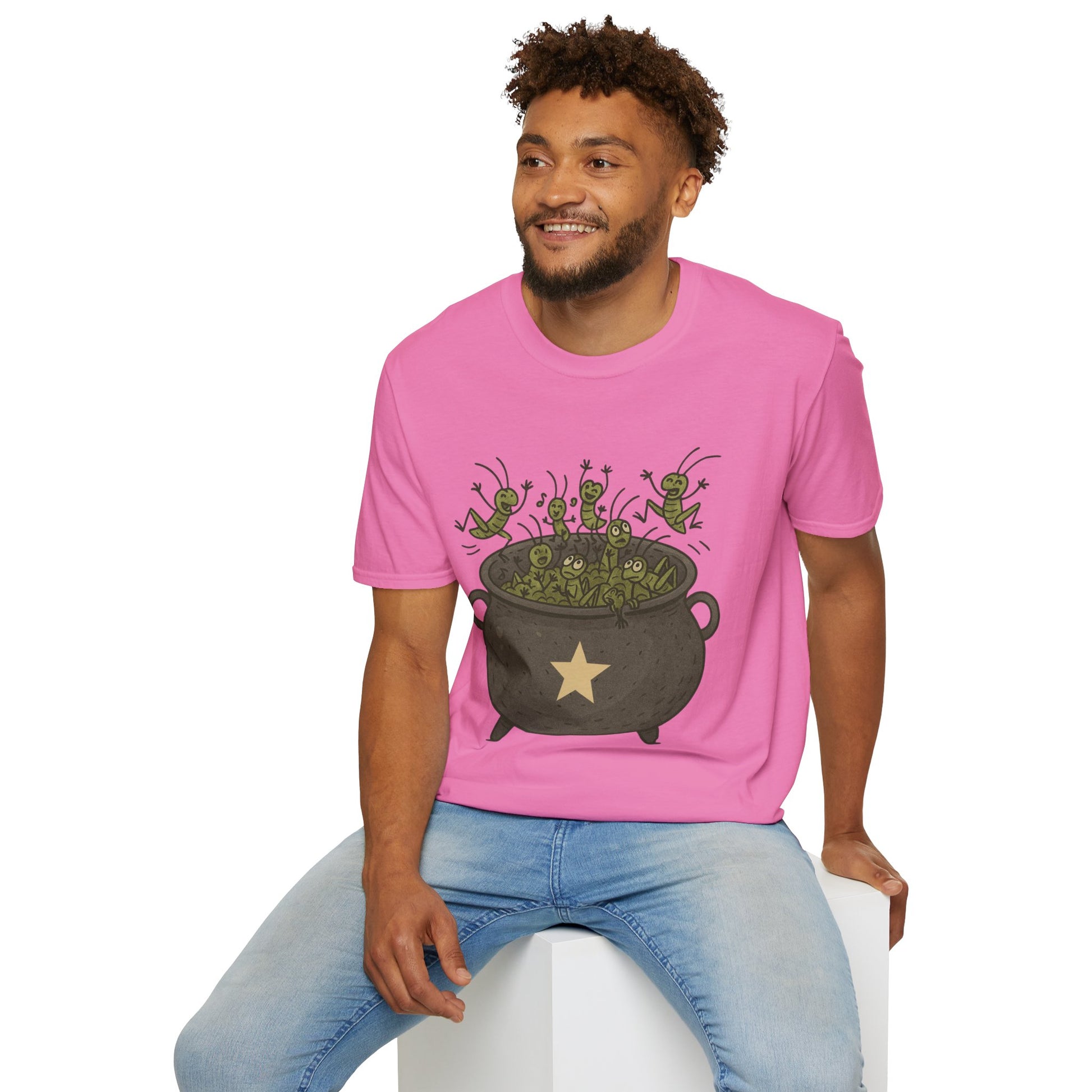 Funny T-Shirt: “Una Olla de Grillos”