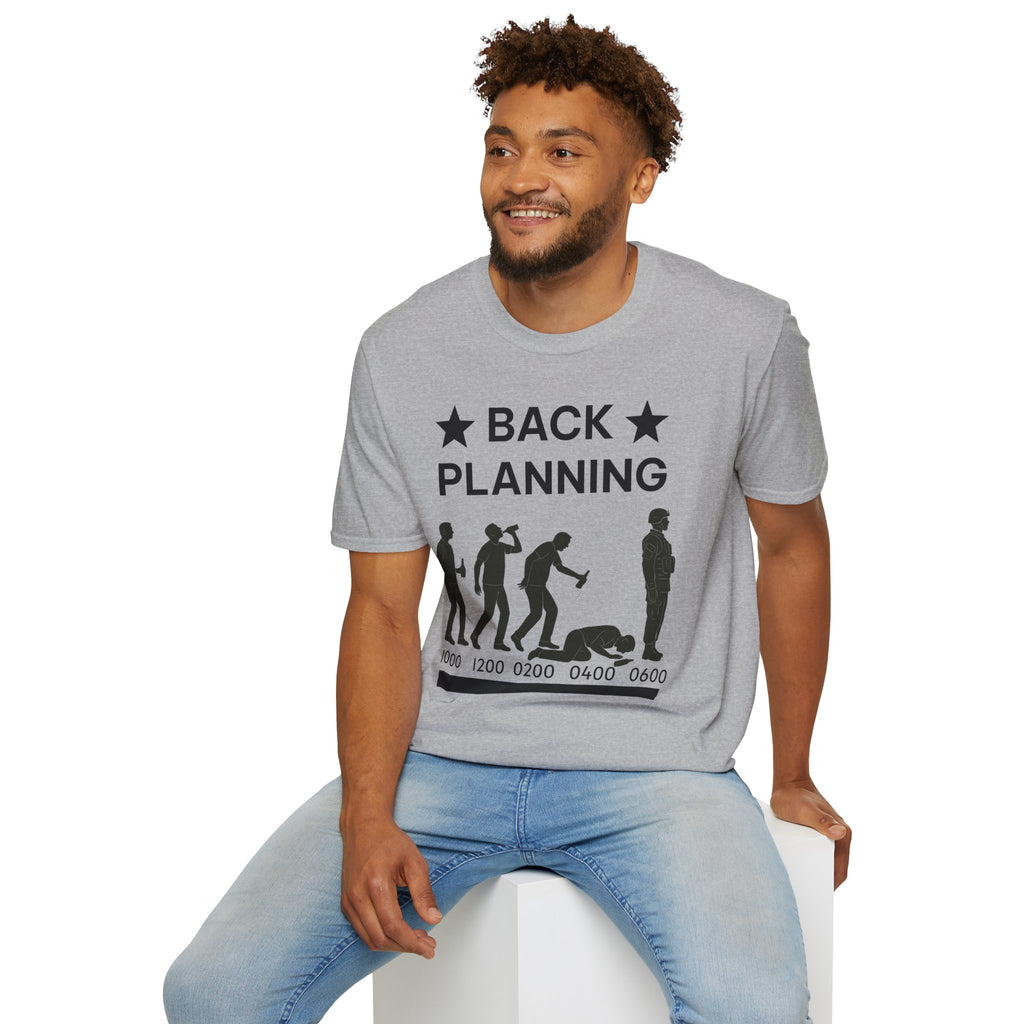 "Back-Planning My Hangover " – Funny Military T-Shirt