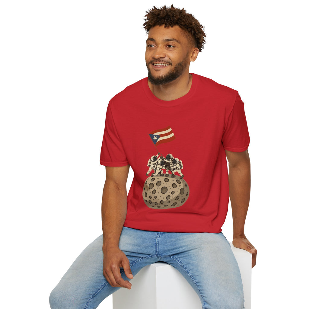 "Boricuas en la Luna" T-Shirt, Casual Wear