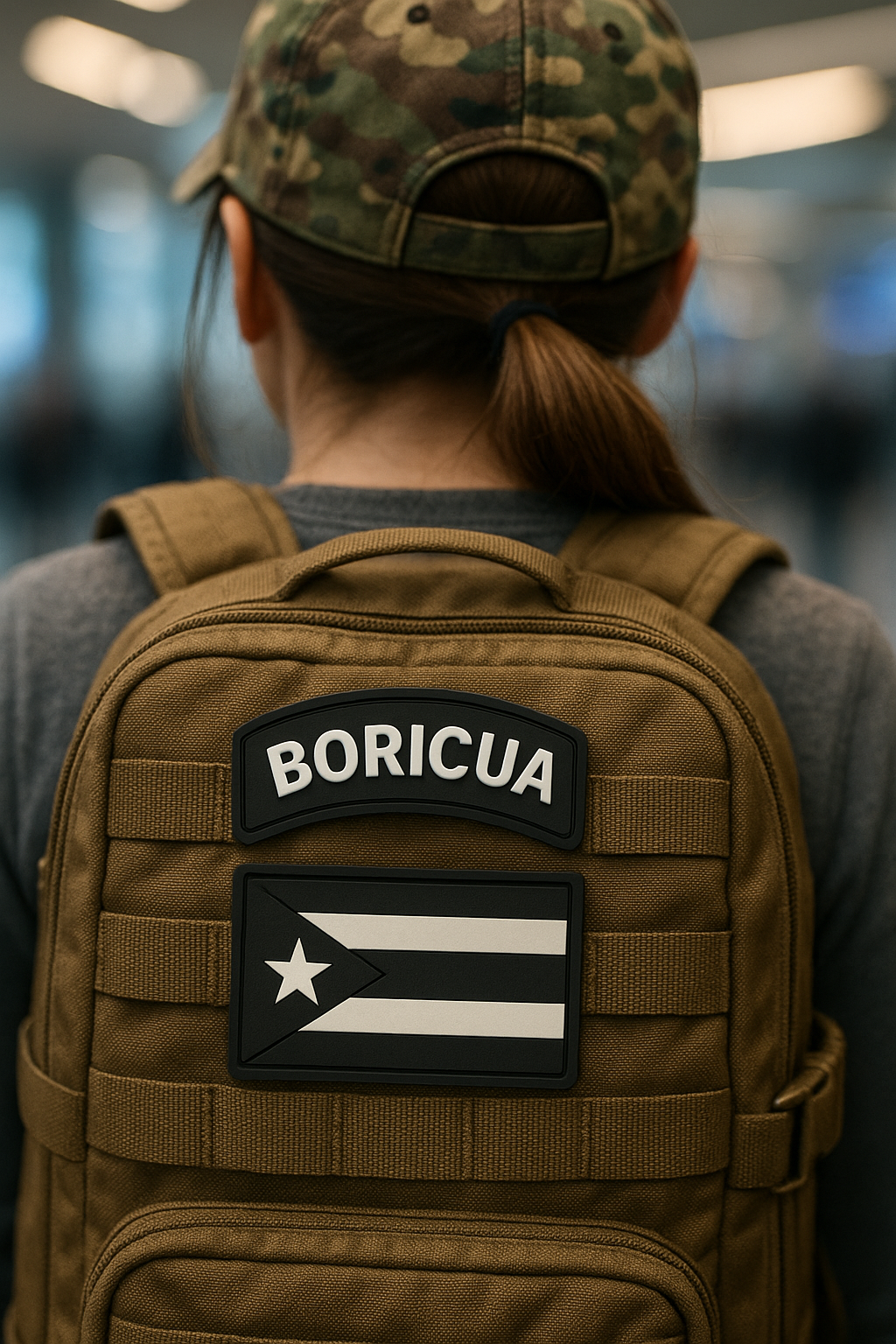 "Boricua" Tab - Tactical Morale PVC Patch