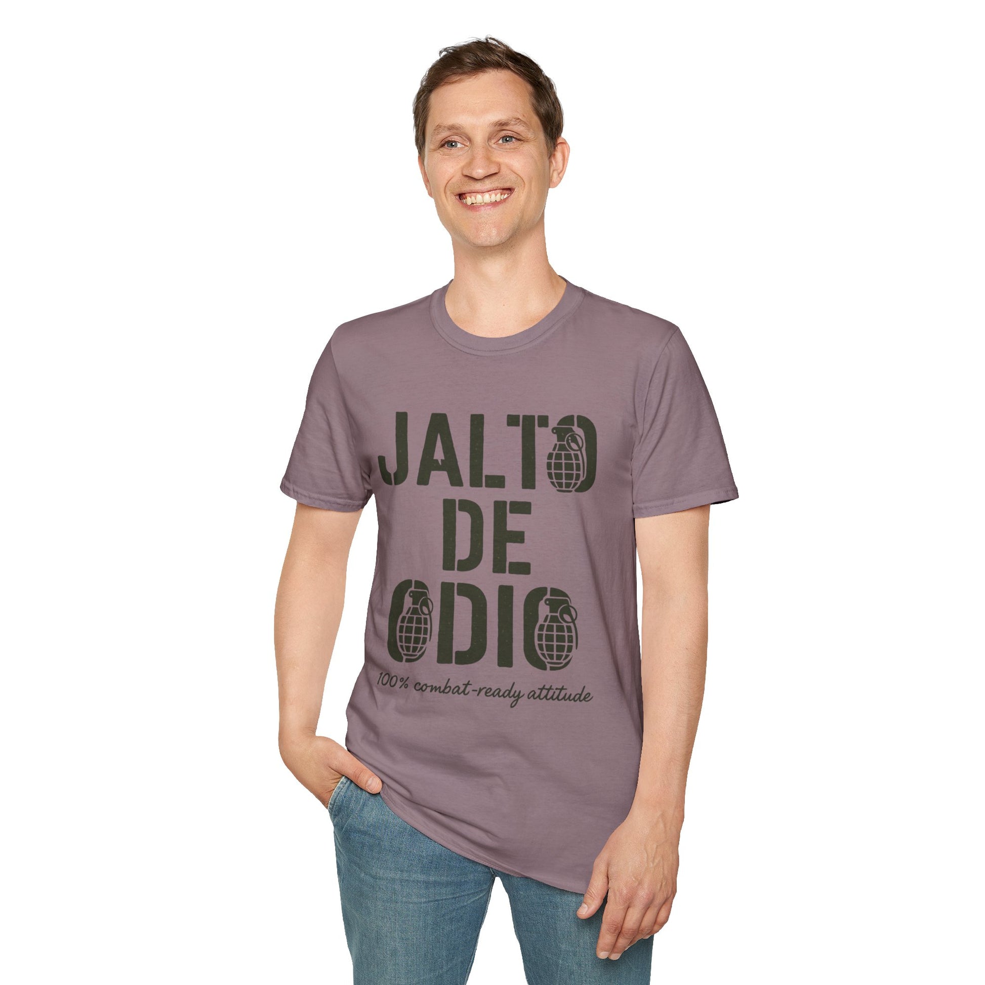 “Jalto de Odio” – Funny Military T-Shirt for the Unit’s Most Negative Hero