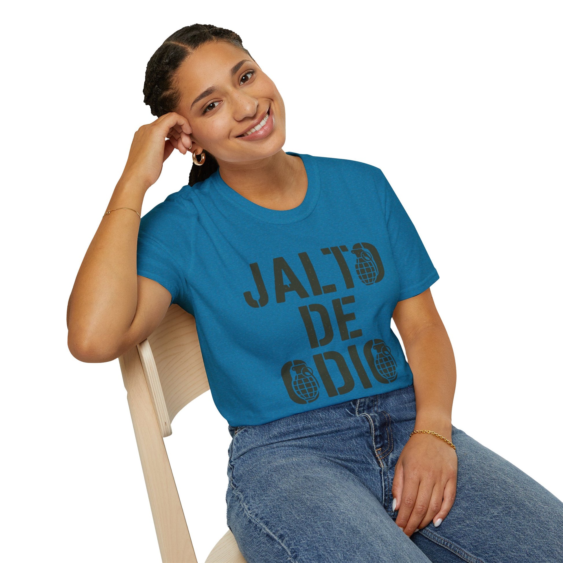 “Jalto de Odio” – Funny Military T-Shirt for the Unit’s Most Negative Hero