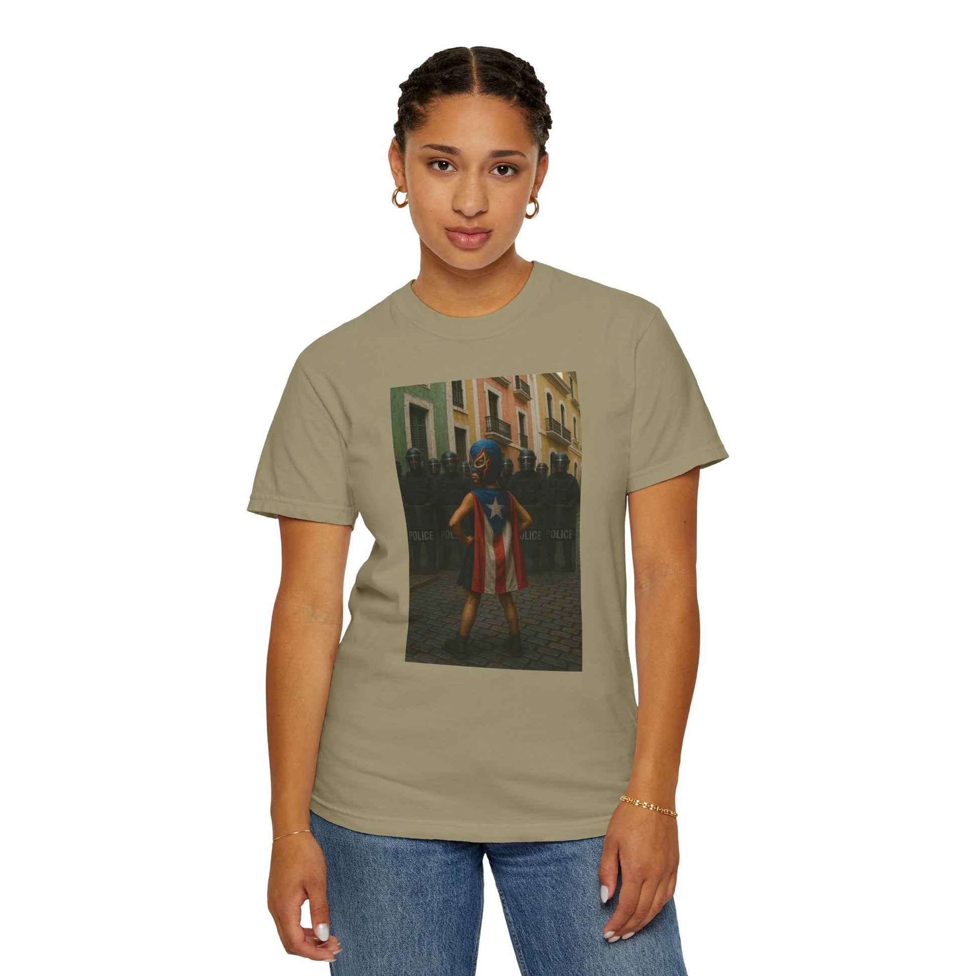 Boricua Super Girl Edition – Military-Urban Graphic Tee