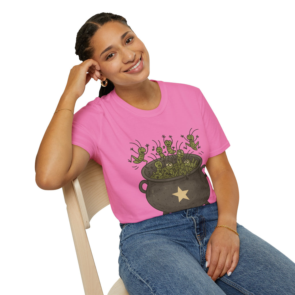 Funny T-Shirt: “Una Olla de Grillos”