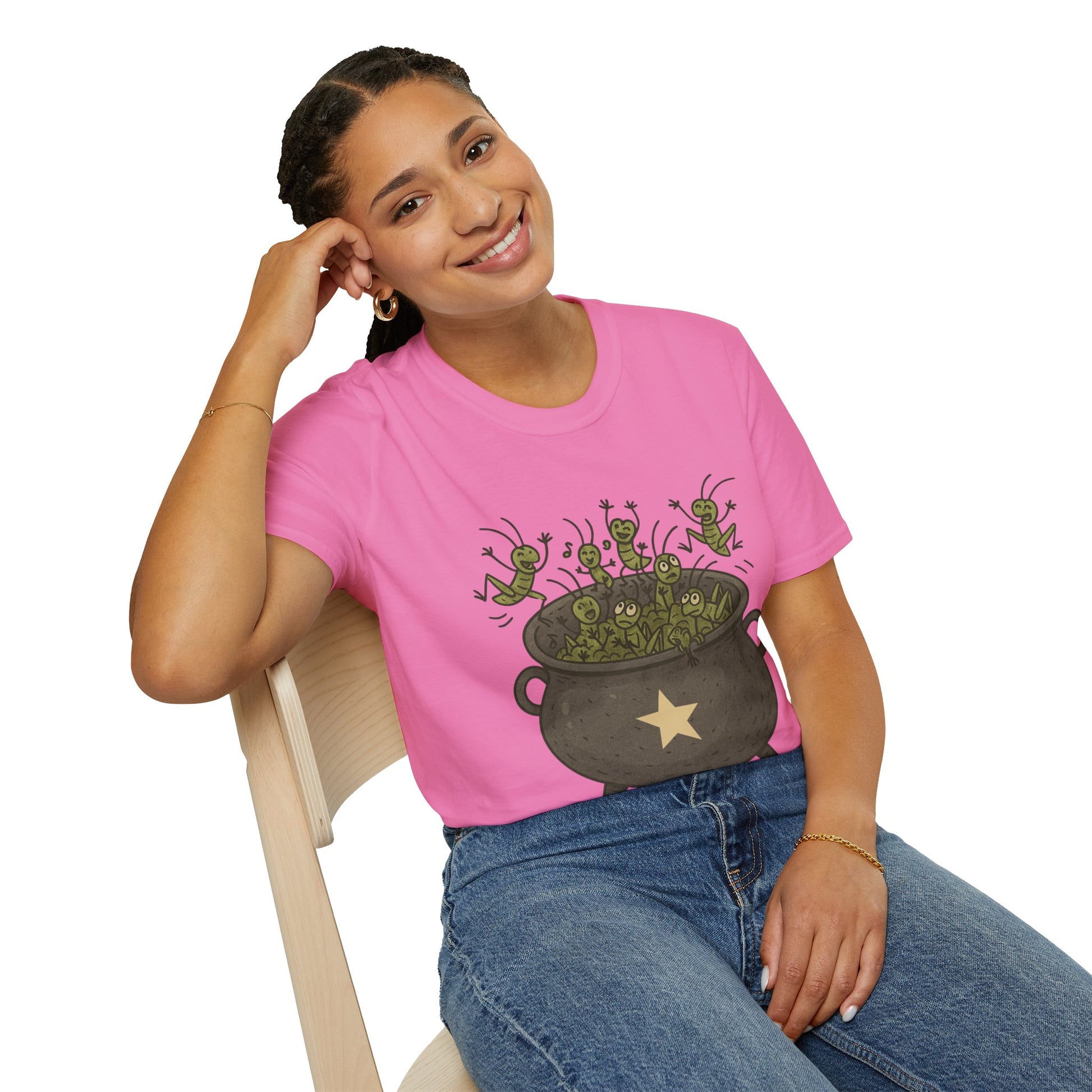 Funny T-Shirt: “Una Olla de Grillos”