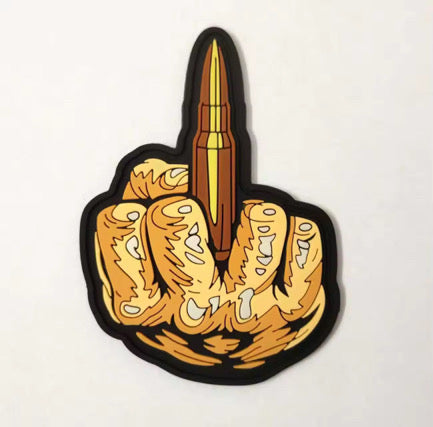 Middle Finger Bullet - Tactical Morale PVC Patch