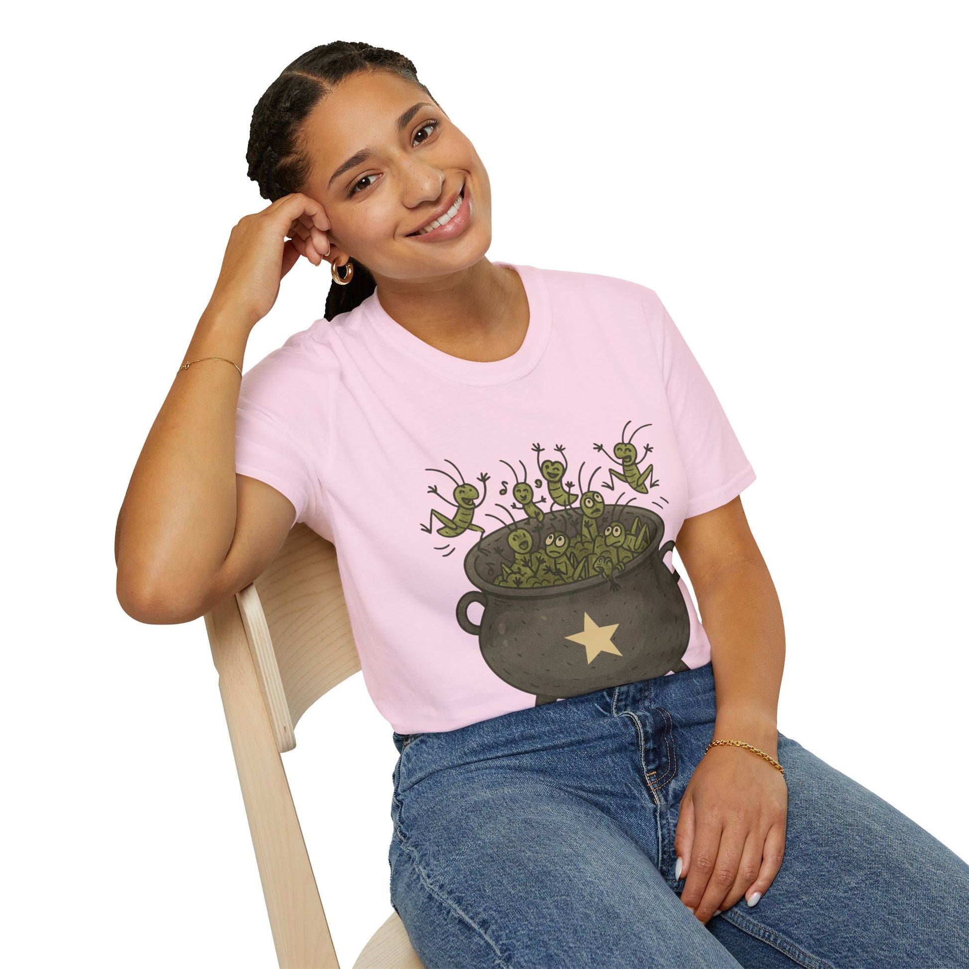Funny T-Shirt: “Una Olla de Grillos”