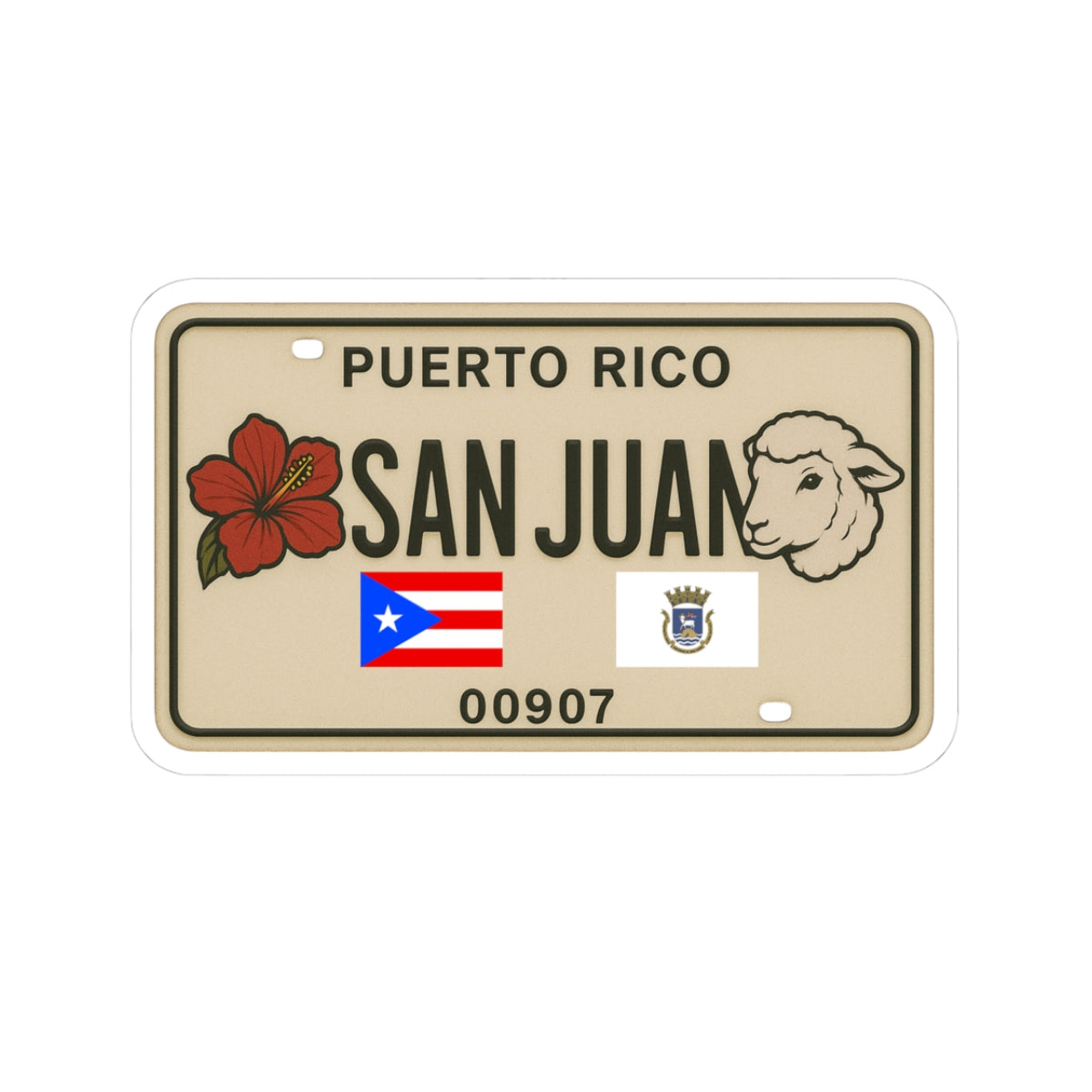 San Juan "Tablilla", Kiss-Cut Stickers