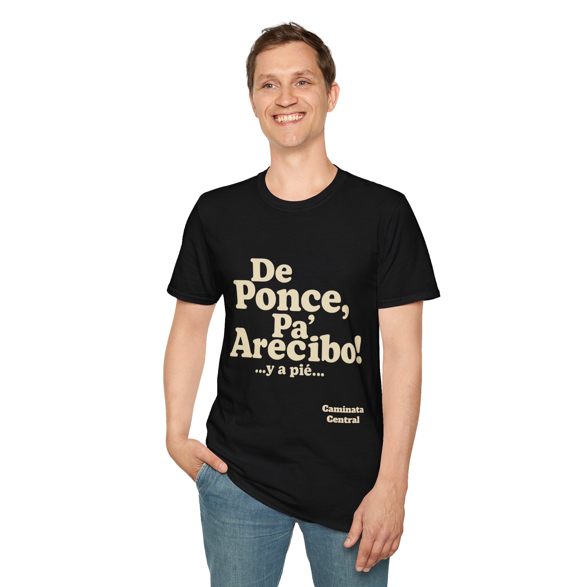De Ponce P'a Arecibo - Caminata Central T-Shirt, Casual Wear