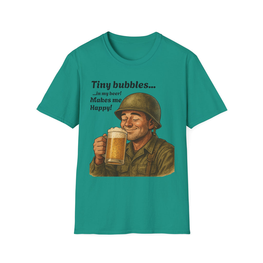 Tiny Bubbles T-Shirt – Cadence & Cold Ones Edition