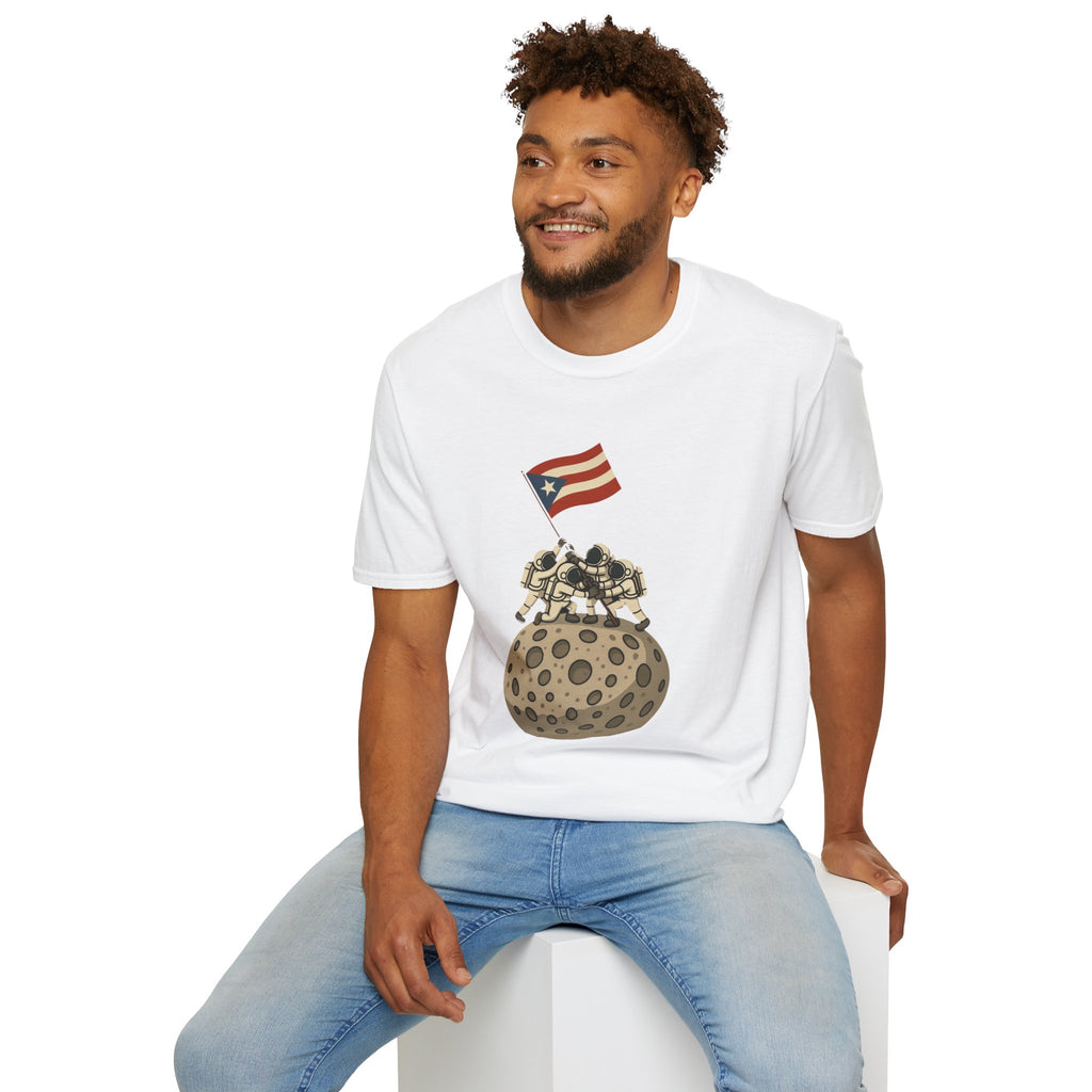 "Boricuas en la Luna" T-Shirt, Casual Wear