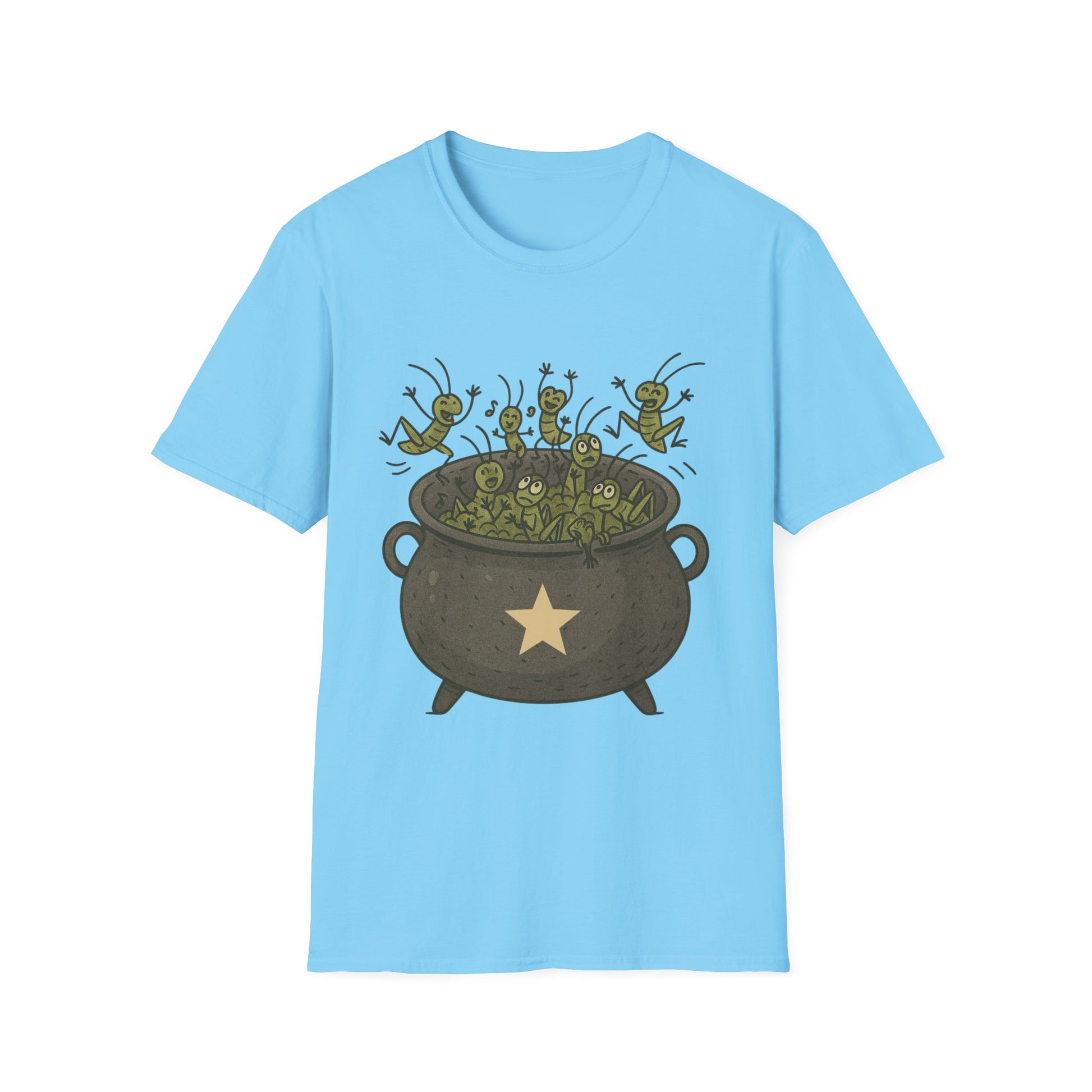 Funny T-Shirt: “Una Olla de Grillos”
