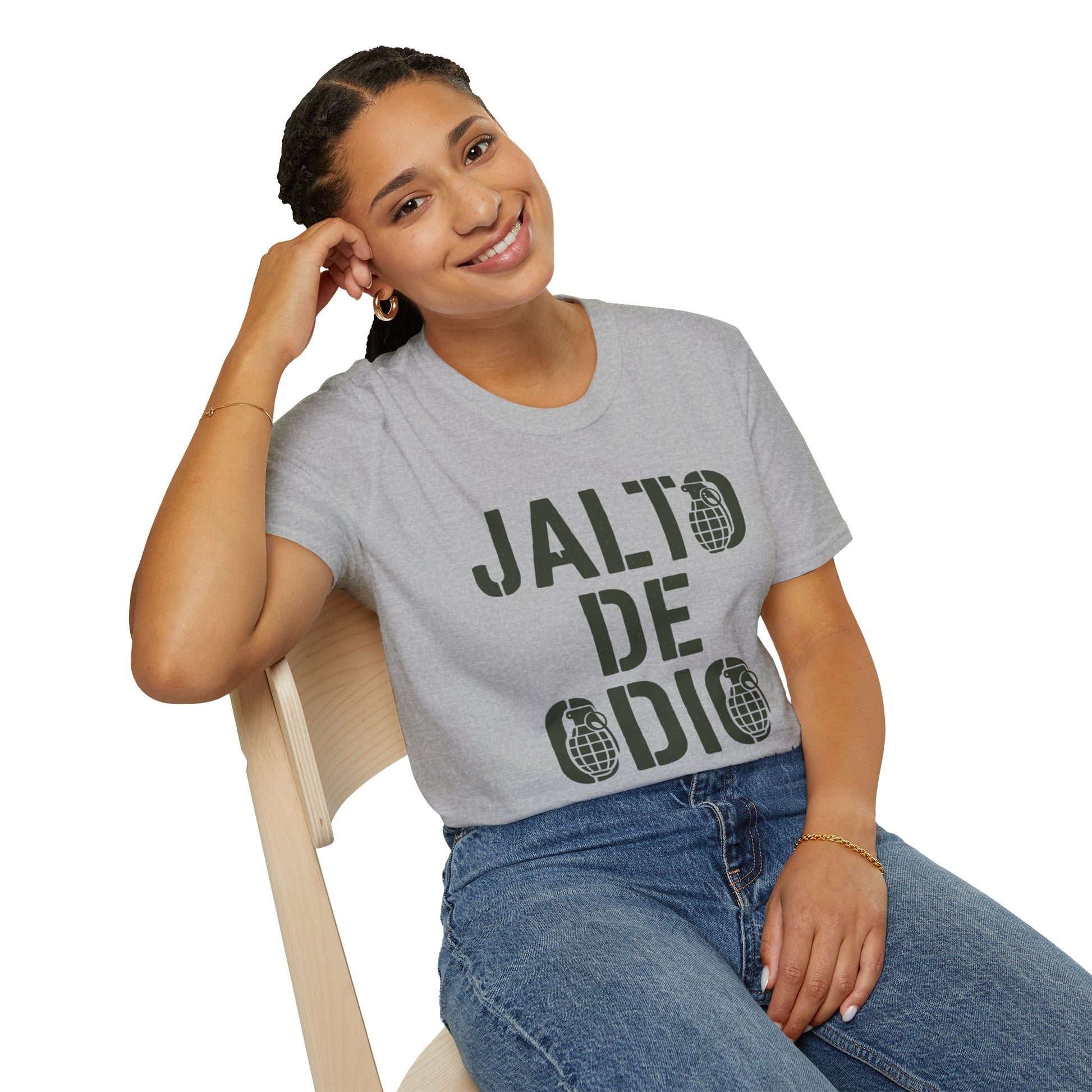 “Jalto de Odio” – Funny Military T-Shirt for the Unit’s Most Negative Hero