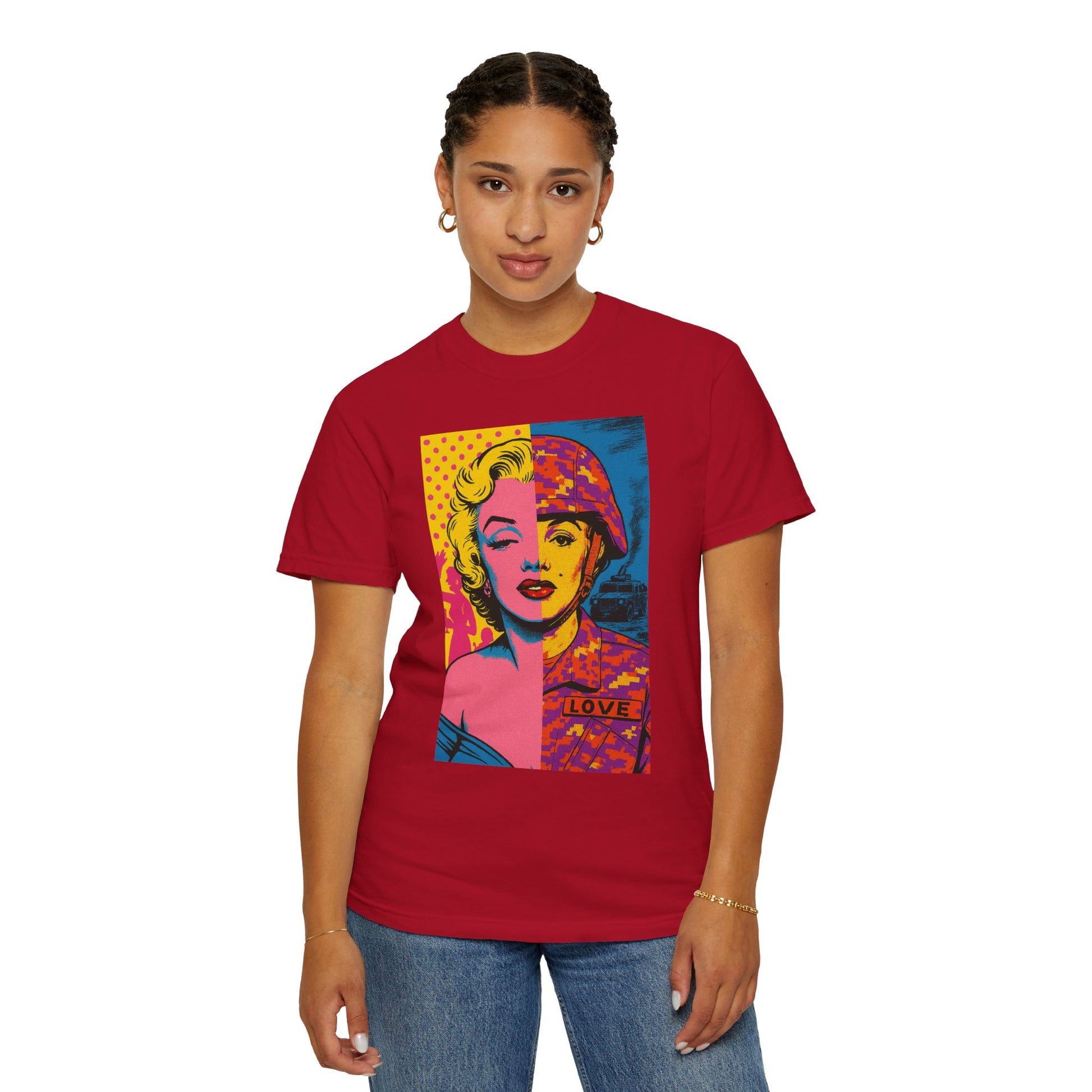 Marilyn Monroe Soldier Edition – Military-Urban Graphic Tee