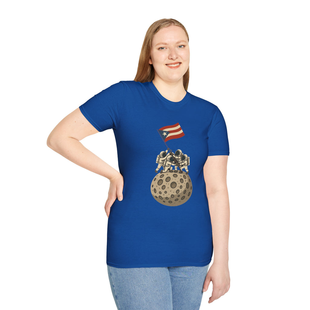 "Boricuas en la Luna" T-Shirt, Casual Wear