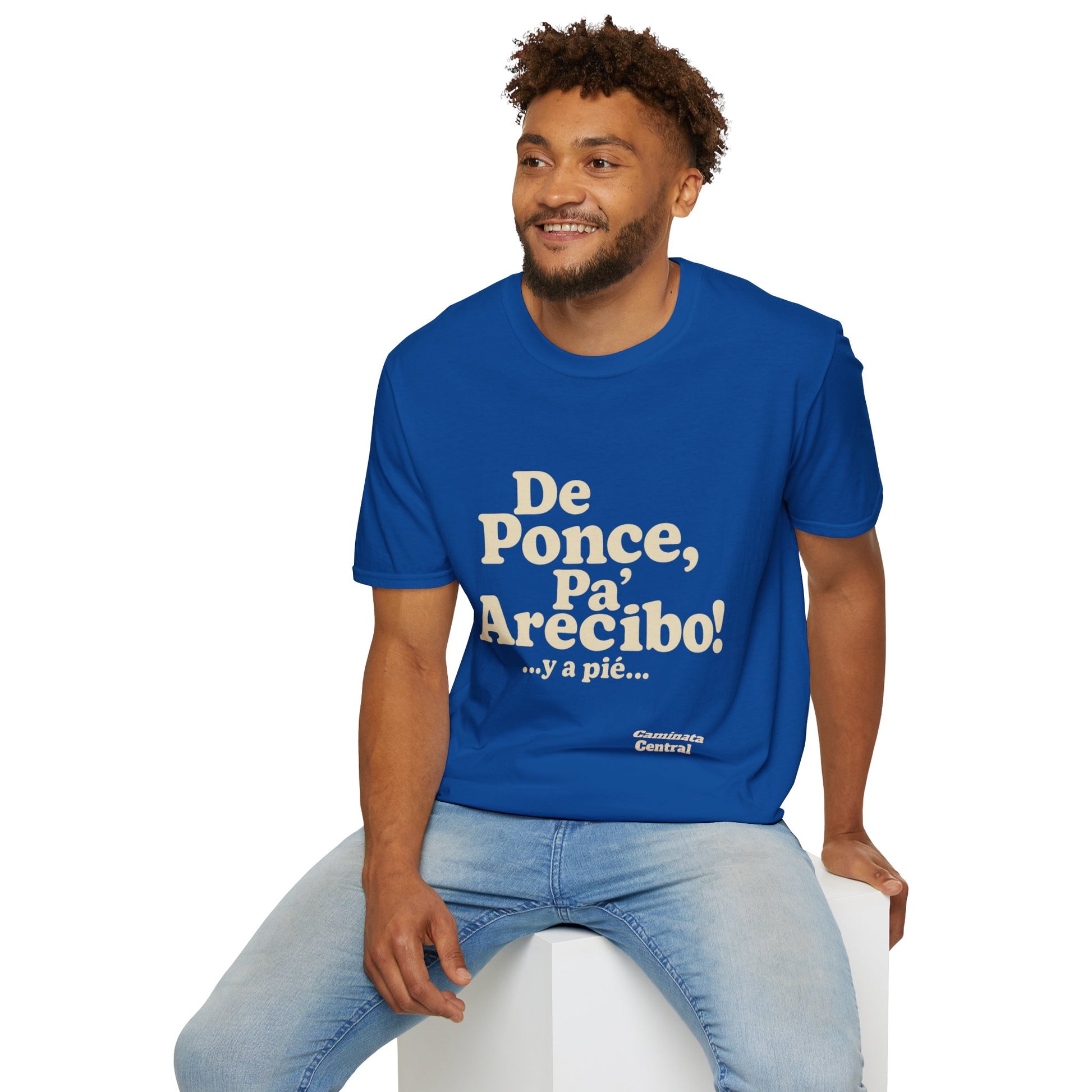 De Ponce P'a Arecibo - Caminata Central T-Shirt, Casual Wear