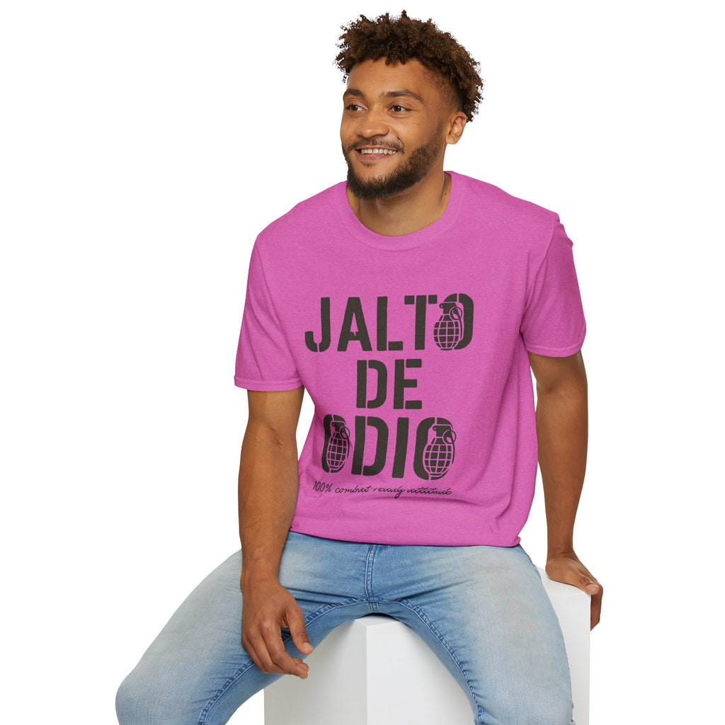 “Jalto de Odio” – Funny Military T-Shirt for the Unit’s Most Negative Hero