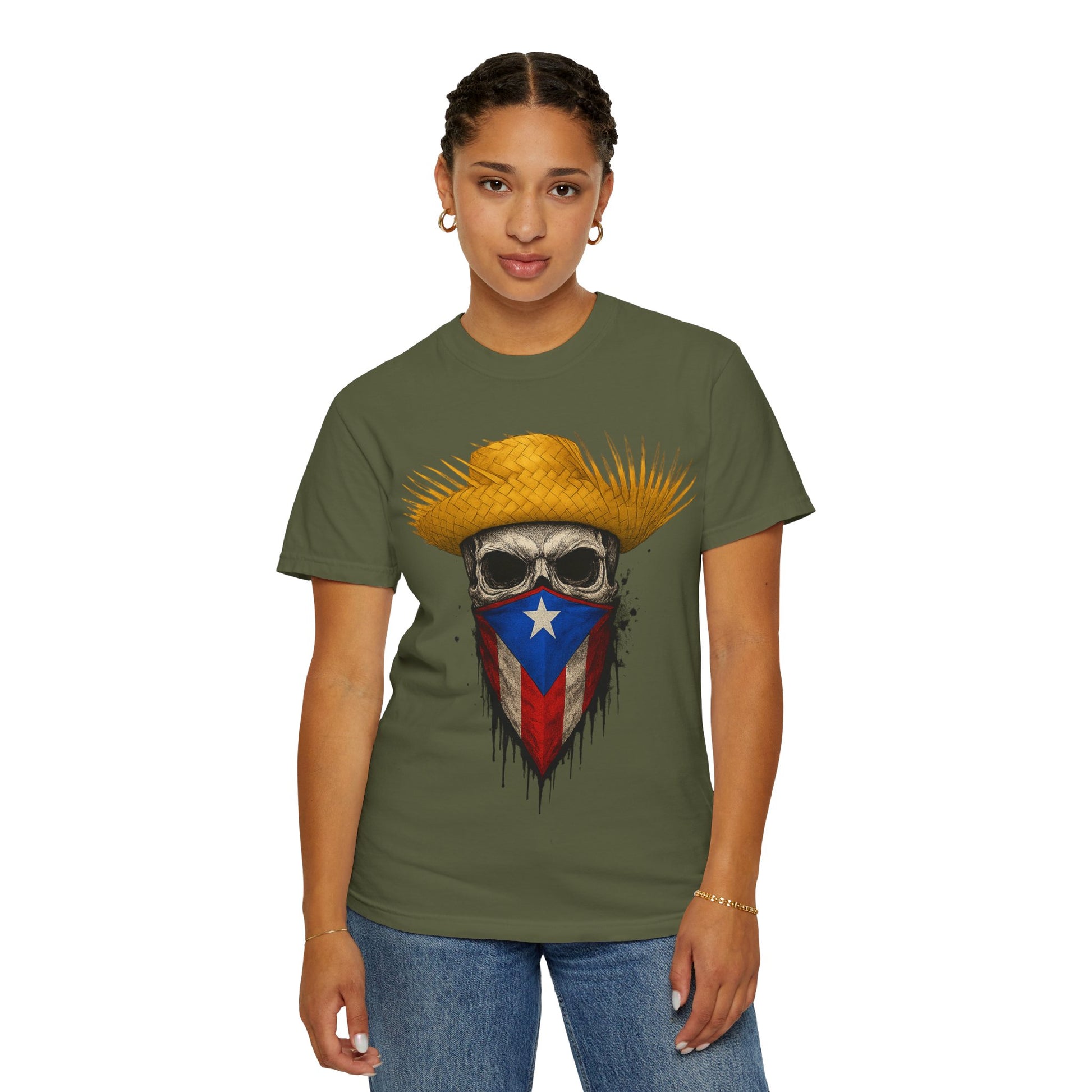 “Boricua Hasta el Hueso” Edition– Patriotic/Urban Graphic Tee