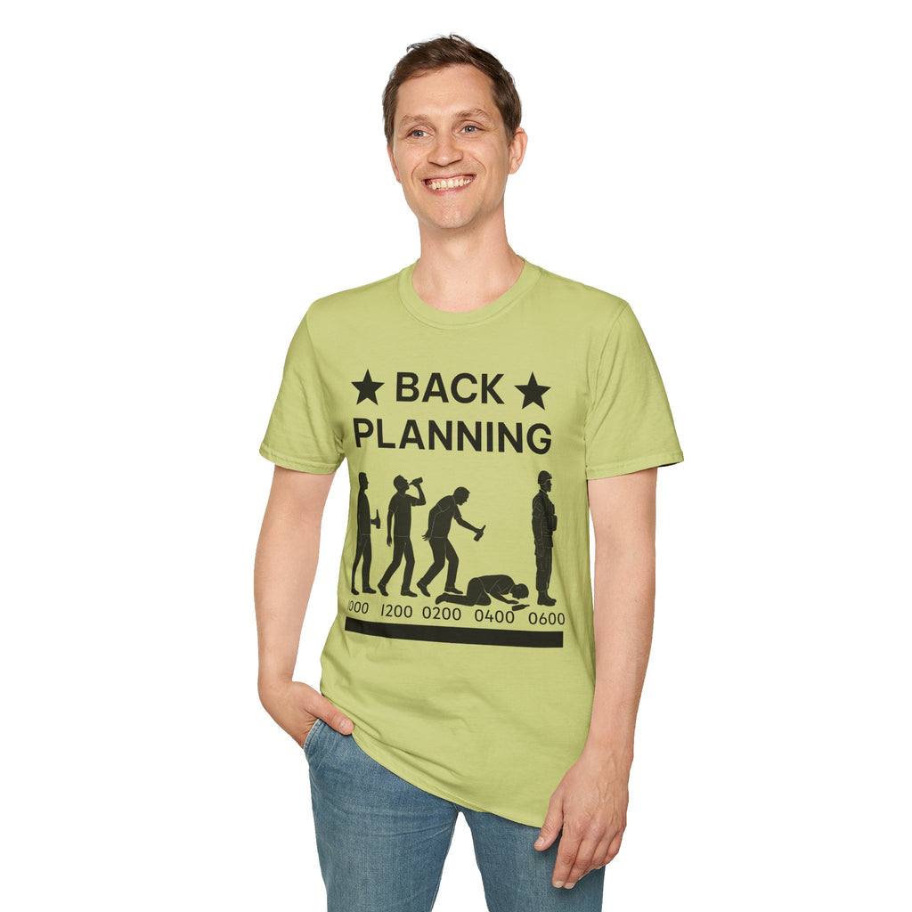 "Back-Planning My Hangover " – Funny Military T-Shirt