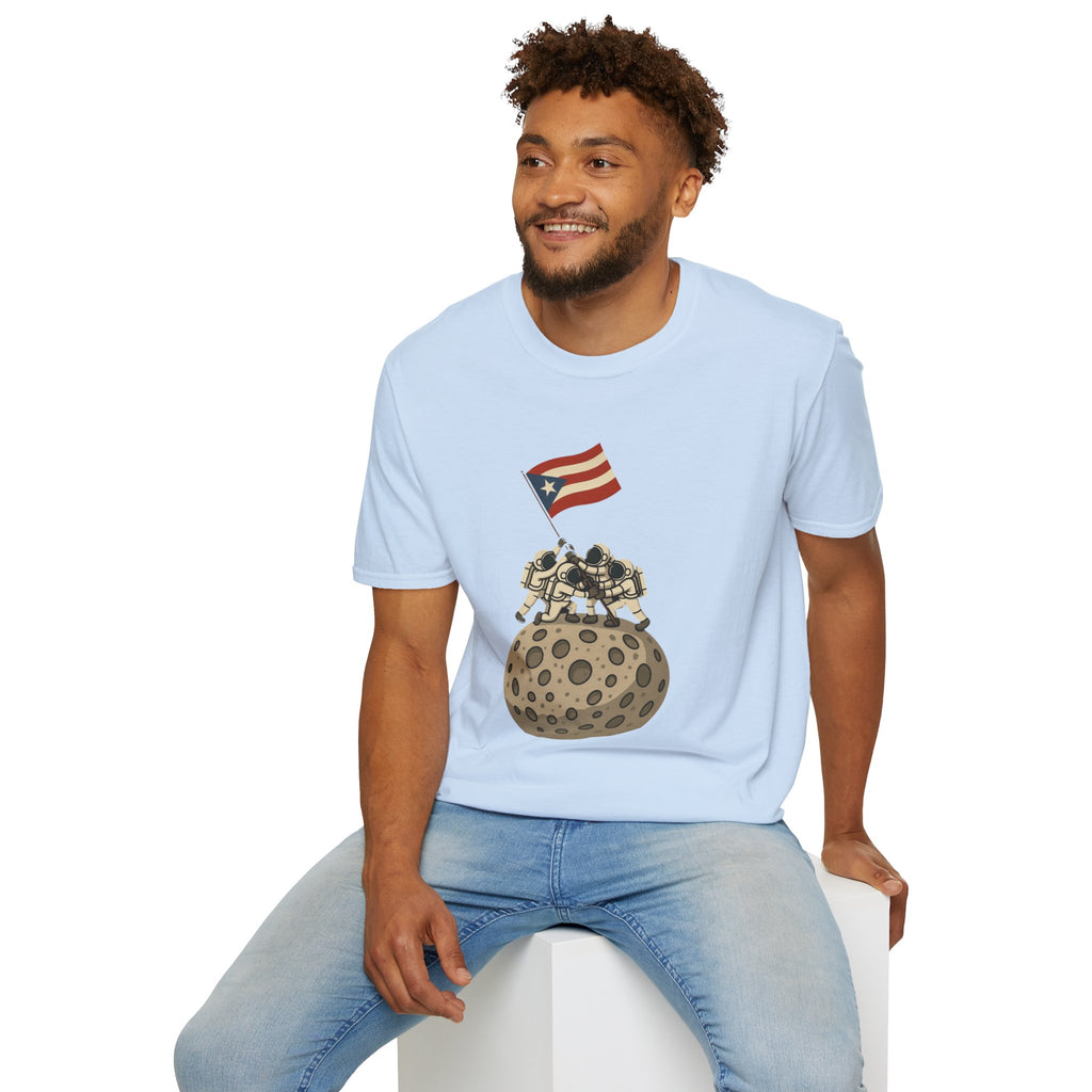 "Boricuas en la Luna" T-Shirt, Casual Wear