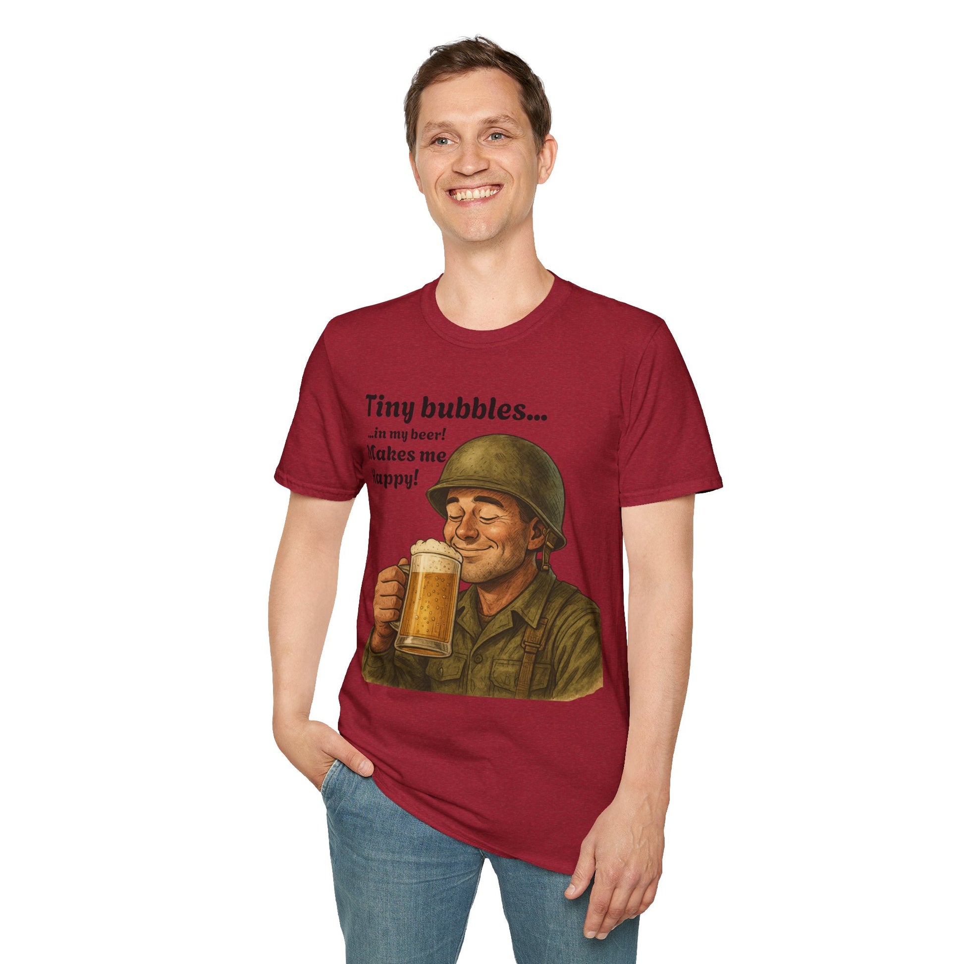 Tiny Bubbles T-Shirt – Cadence & Cold Ones Edition