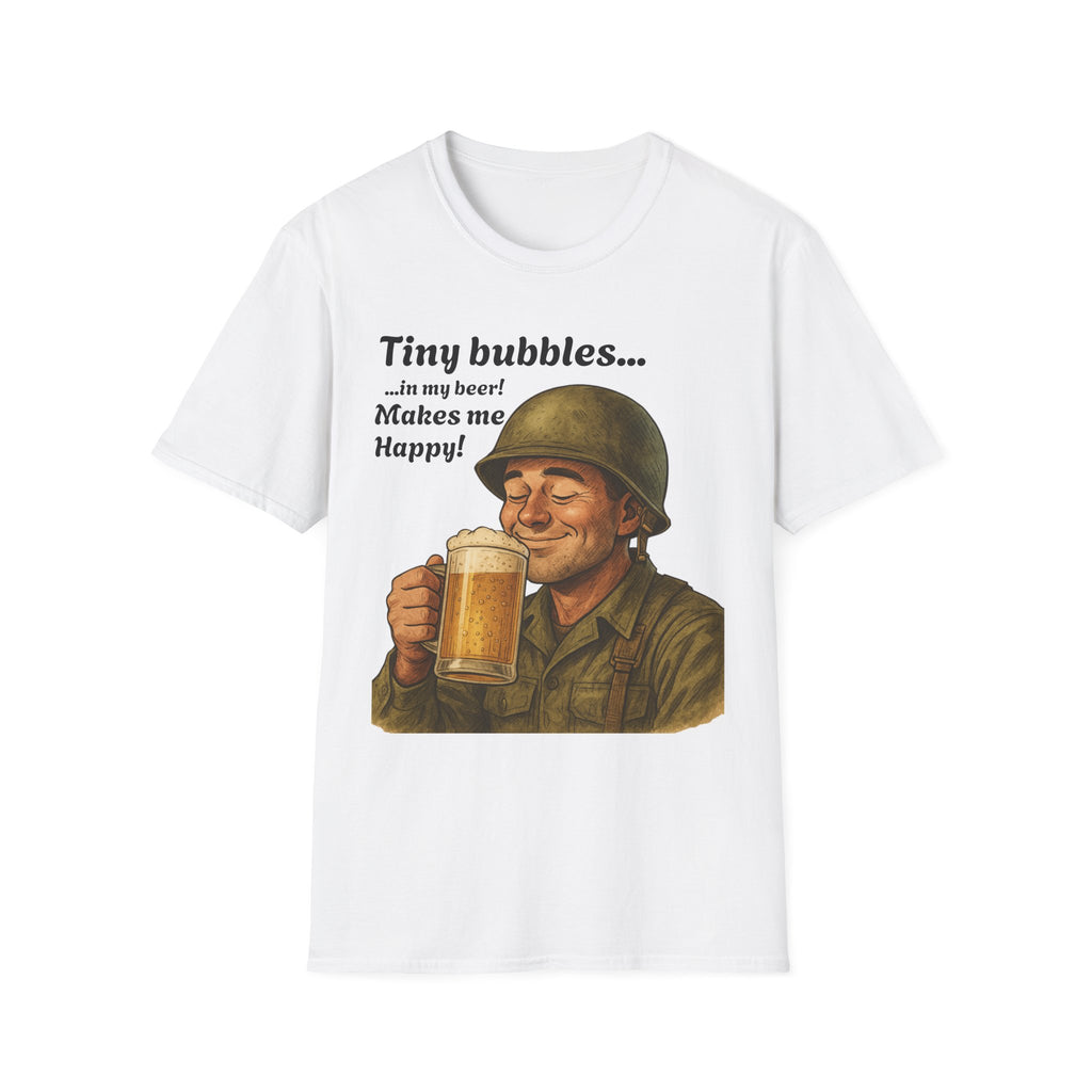 Tiny Bubbles T-Shirt – Cadence & Cold Ones Edition