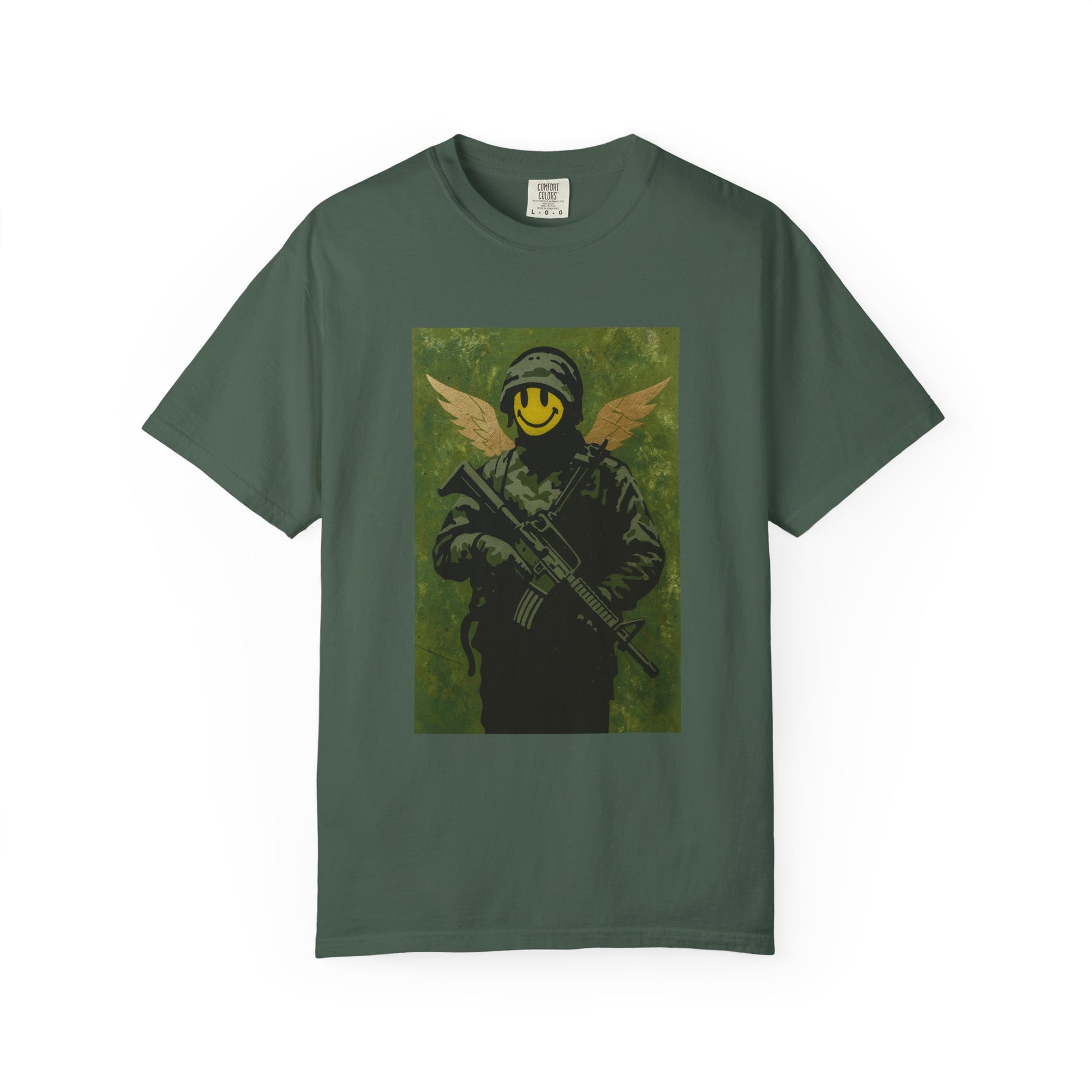 Happy Face Soldier Edition – Military-Urban Graphic Tee