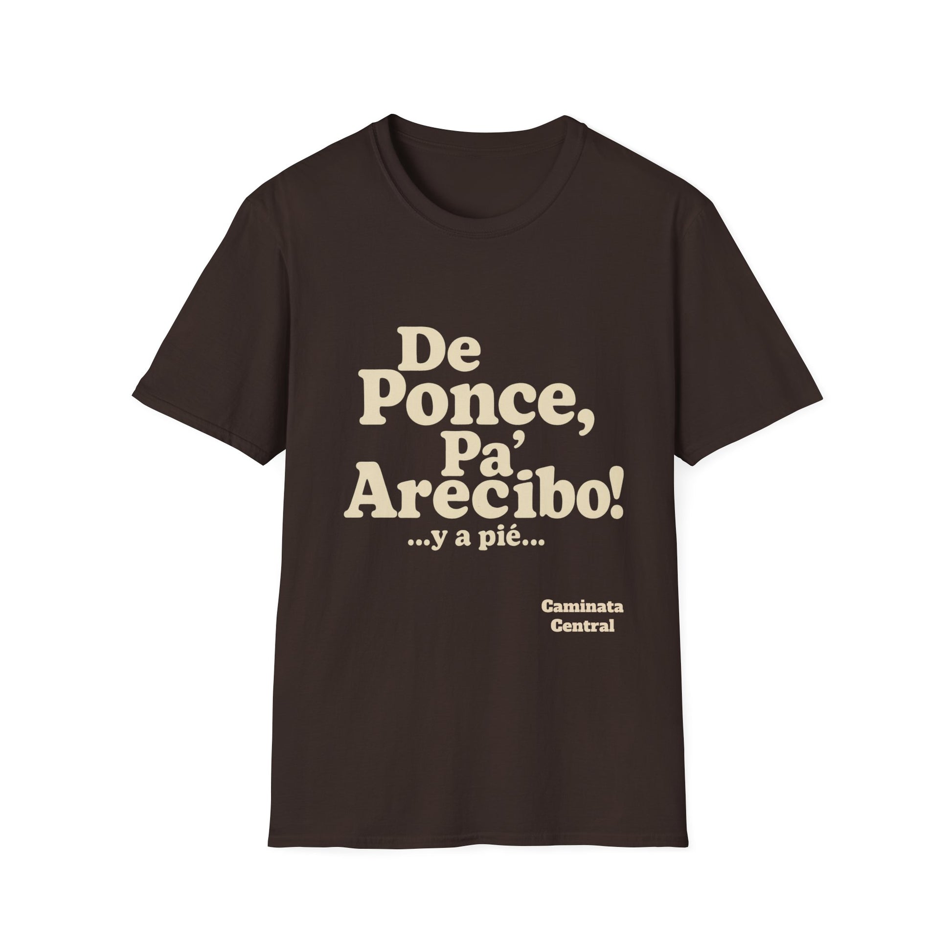 De Ponce P'a Arecibo - Caminata Central T-Shirt, Casual Wear