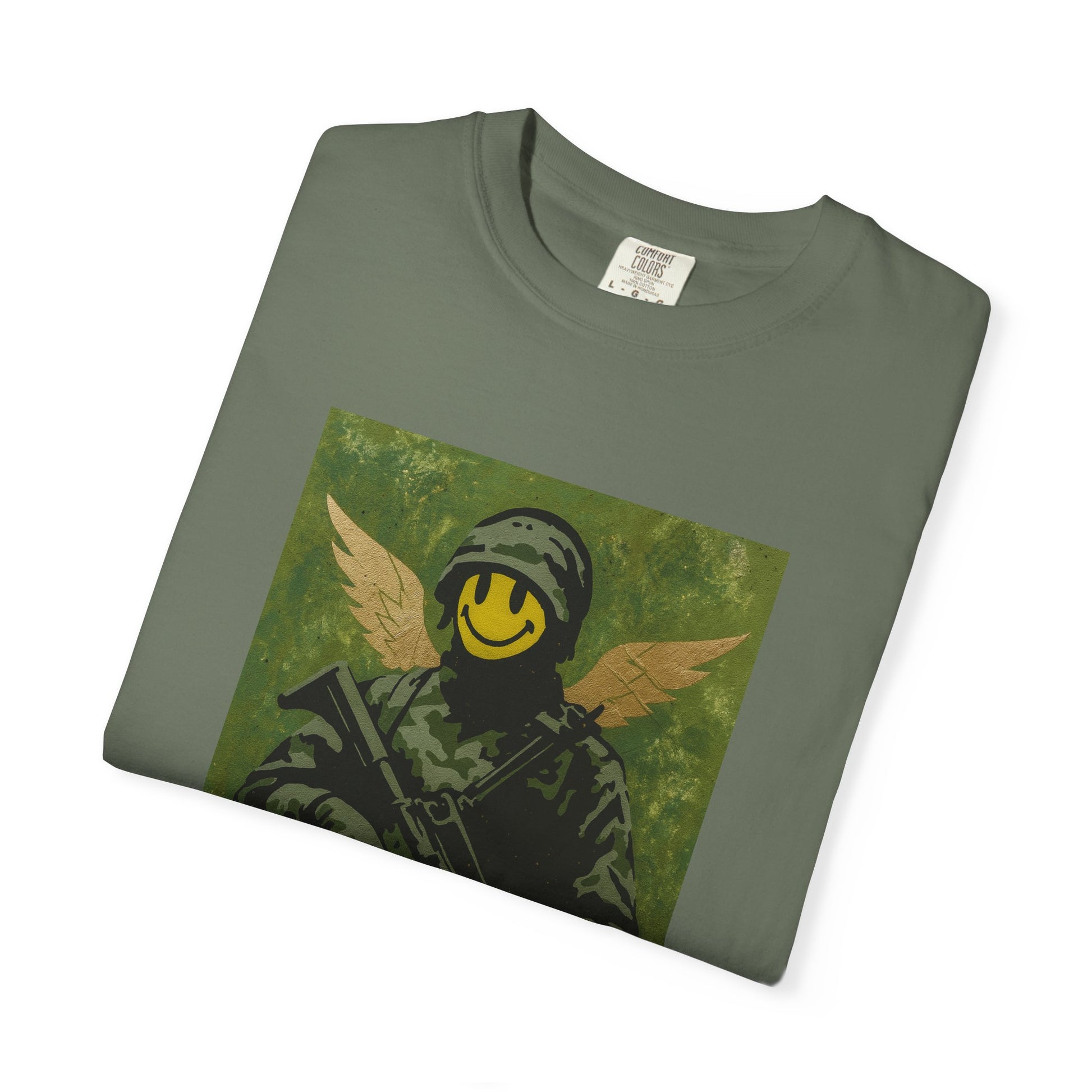 Happy Face Soldier Edition – Military-Urban Graphic Tee