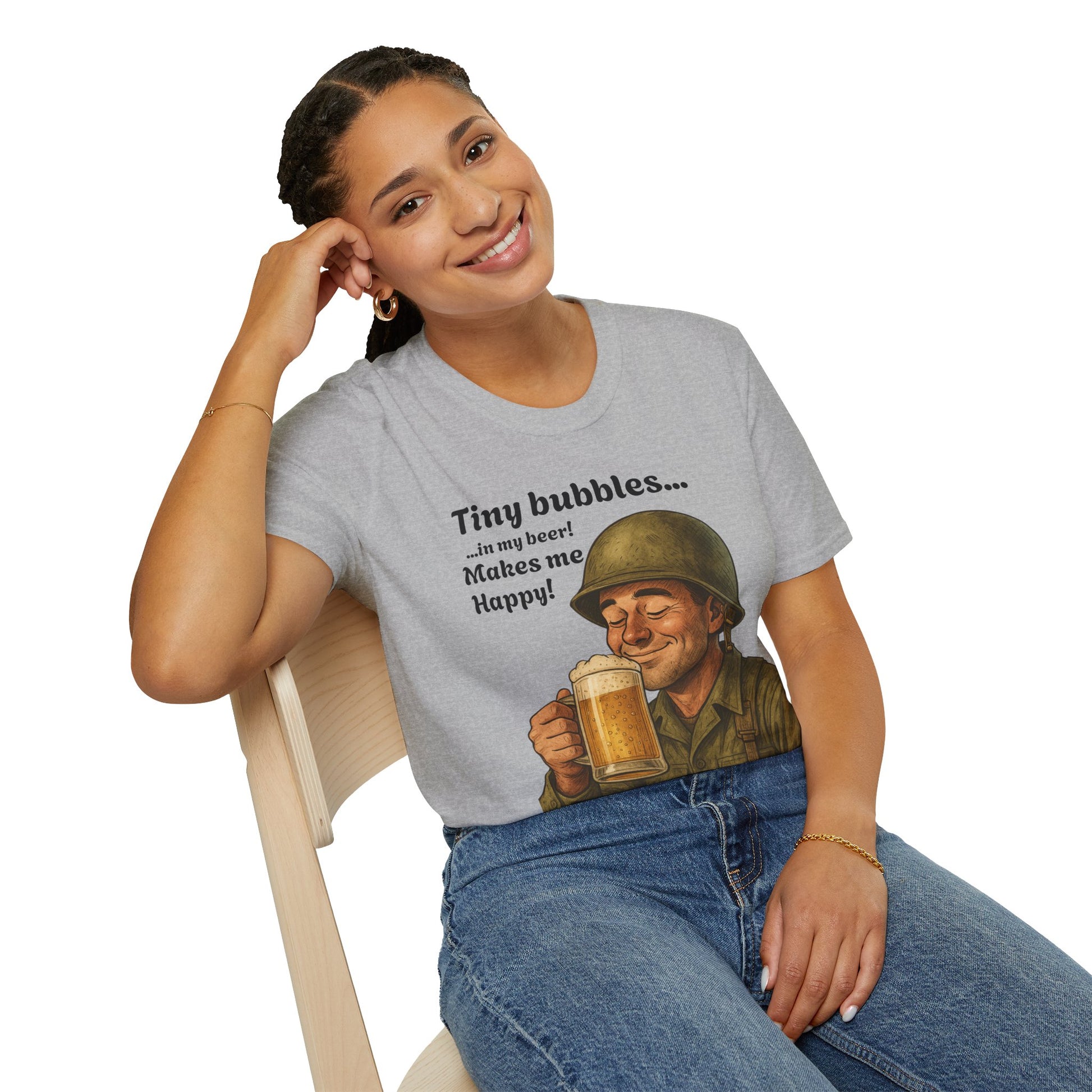 Tiny Bubbles T-Shirt – Cadence & Cold Ones Edition