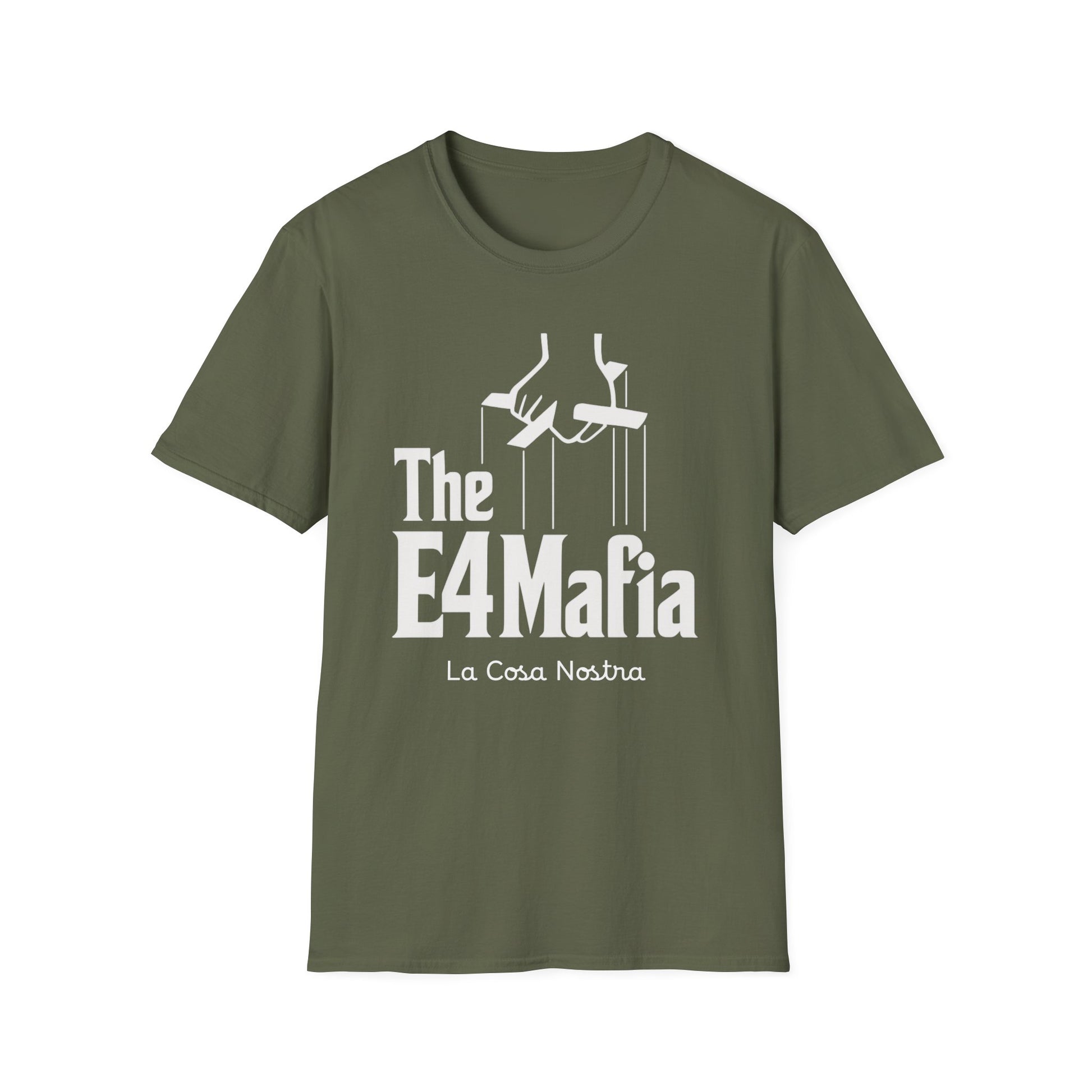 Funny Military T-Shirt: “The E4 Mafia – La Cosa Nostra”