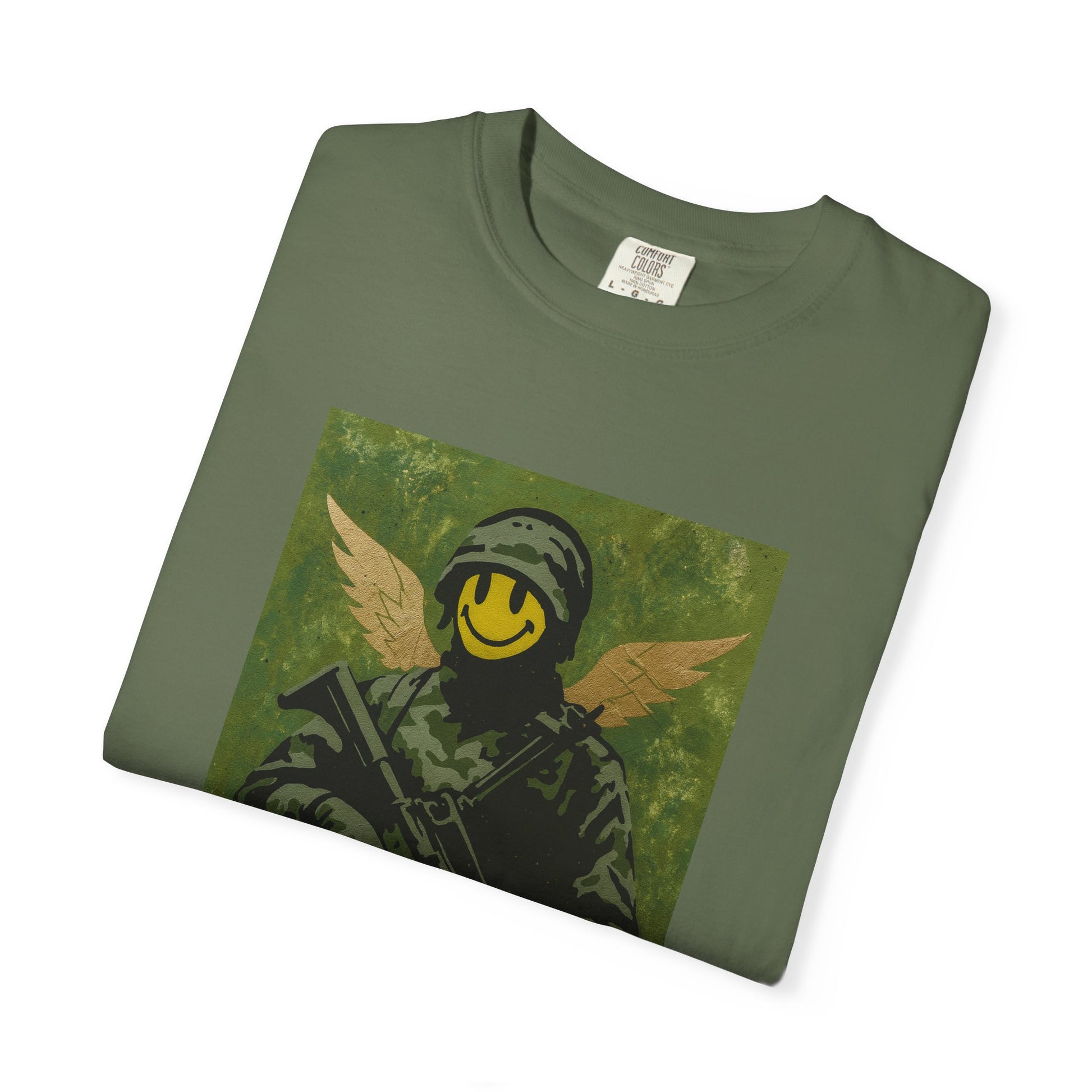 Happy Face Soldier Edition – Military-Urban Graphic Tee