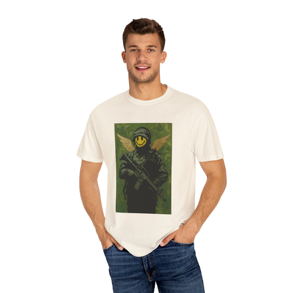 Happy Face Soldier Edition – Military-Urban Graphic Tee