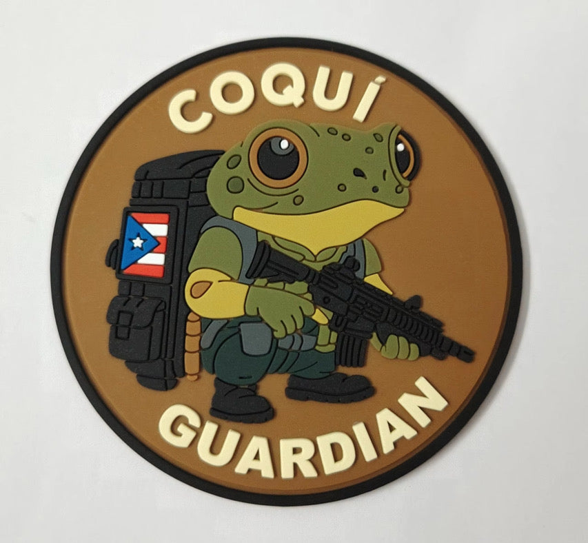 "Coquí Guardian" - Tactical Morale PVC Patch