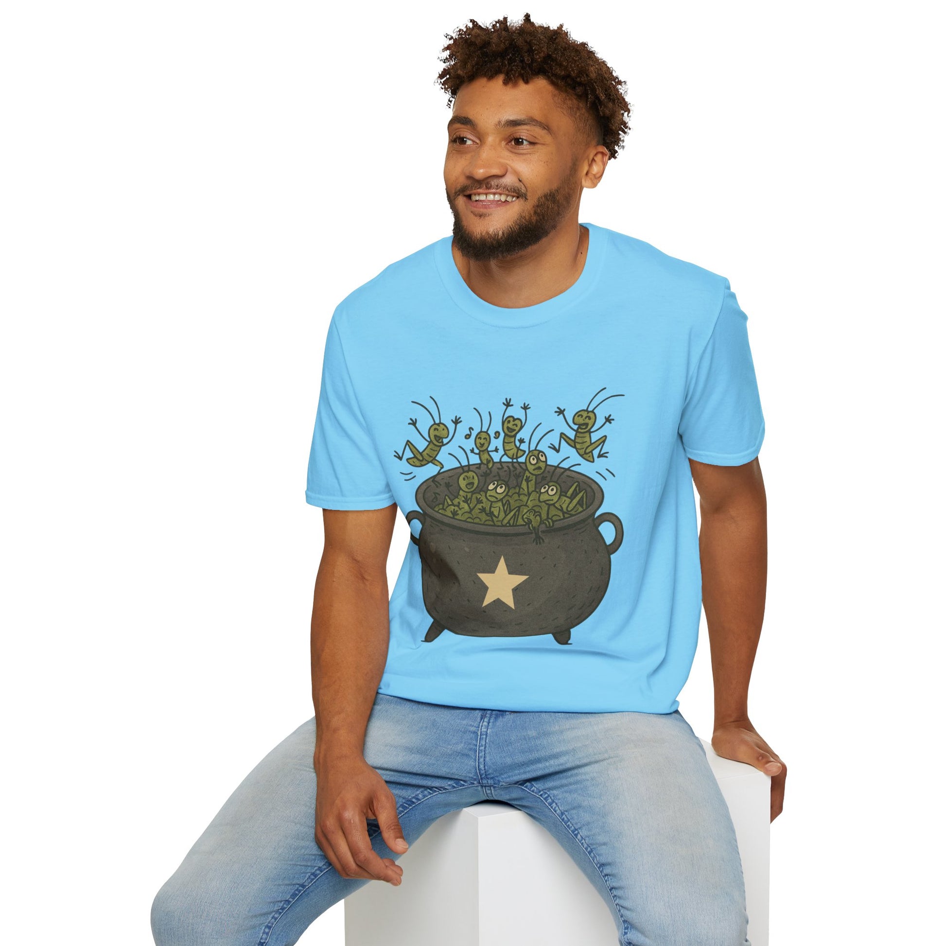 Funny T-Shirt: “Una Olla de Grillos”