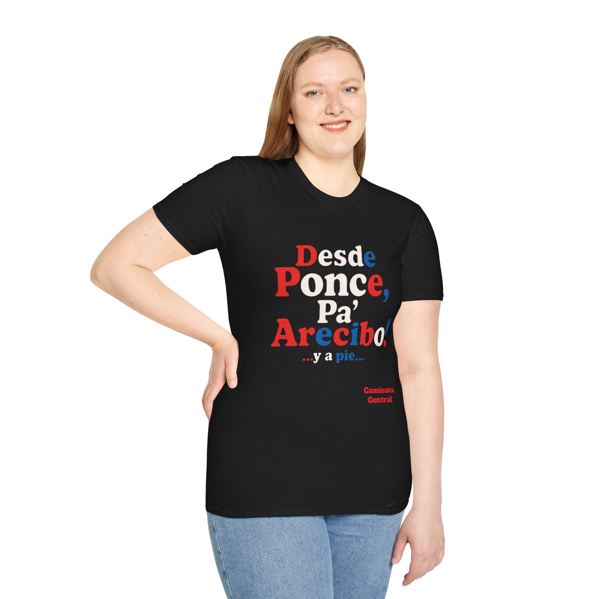 De Ponce P'a Arecibo - Caminata Central T-Shirt, Casual Wear