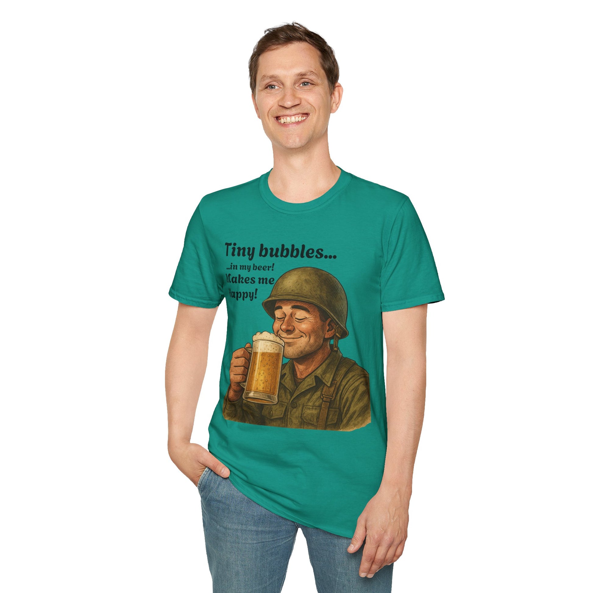 Tiny Bubbles T-Shirt – Cadence & Cold Ones Edition