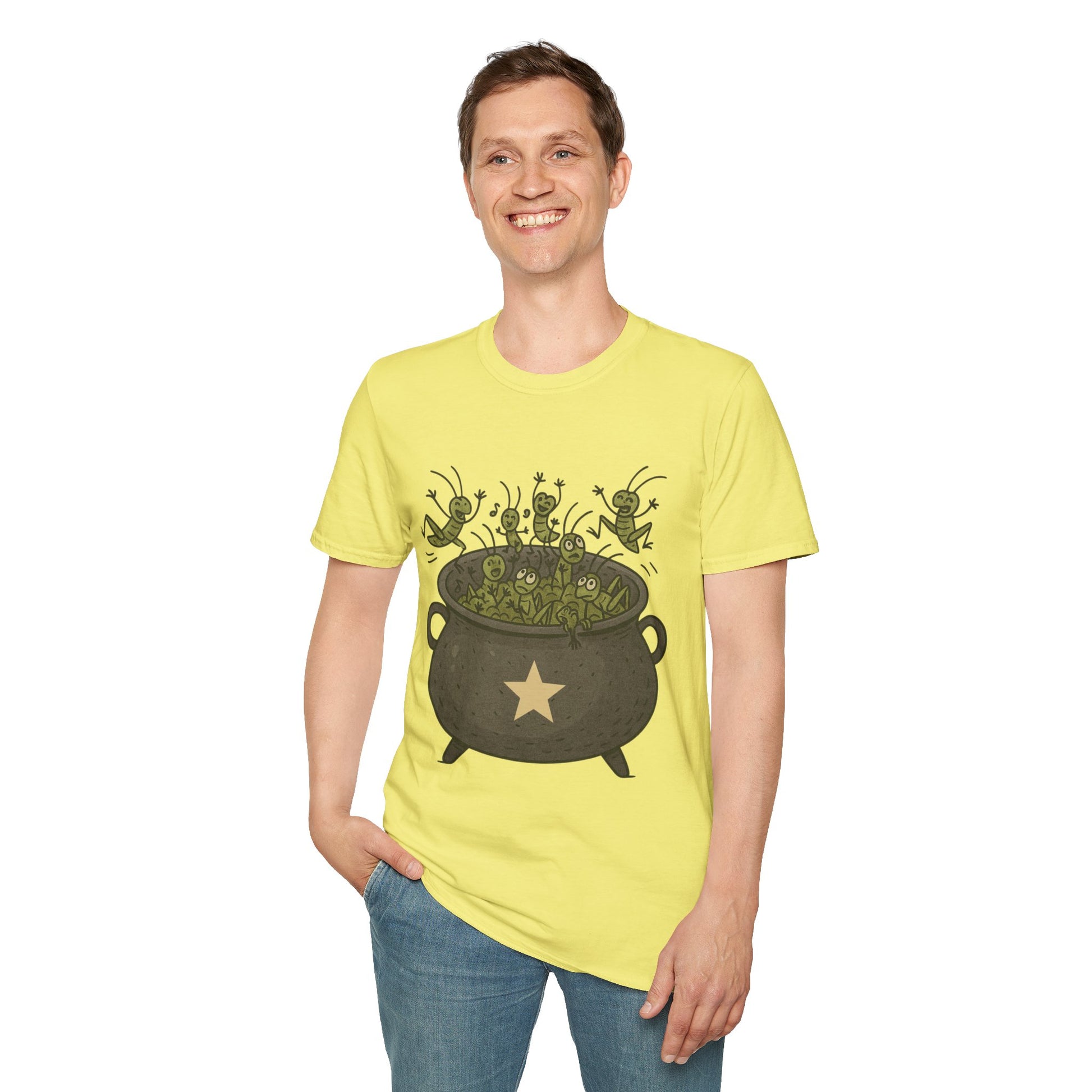 Funny T-Shirt: “Una Olla de Grillos”