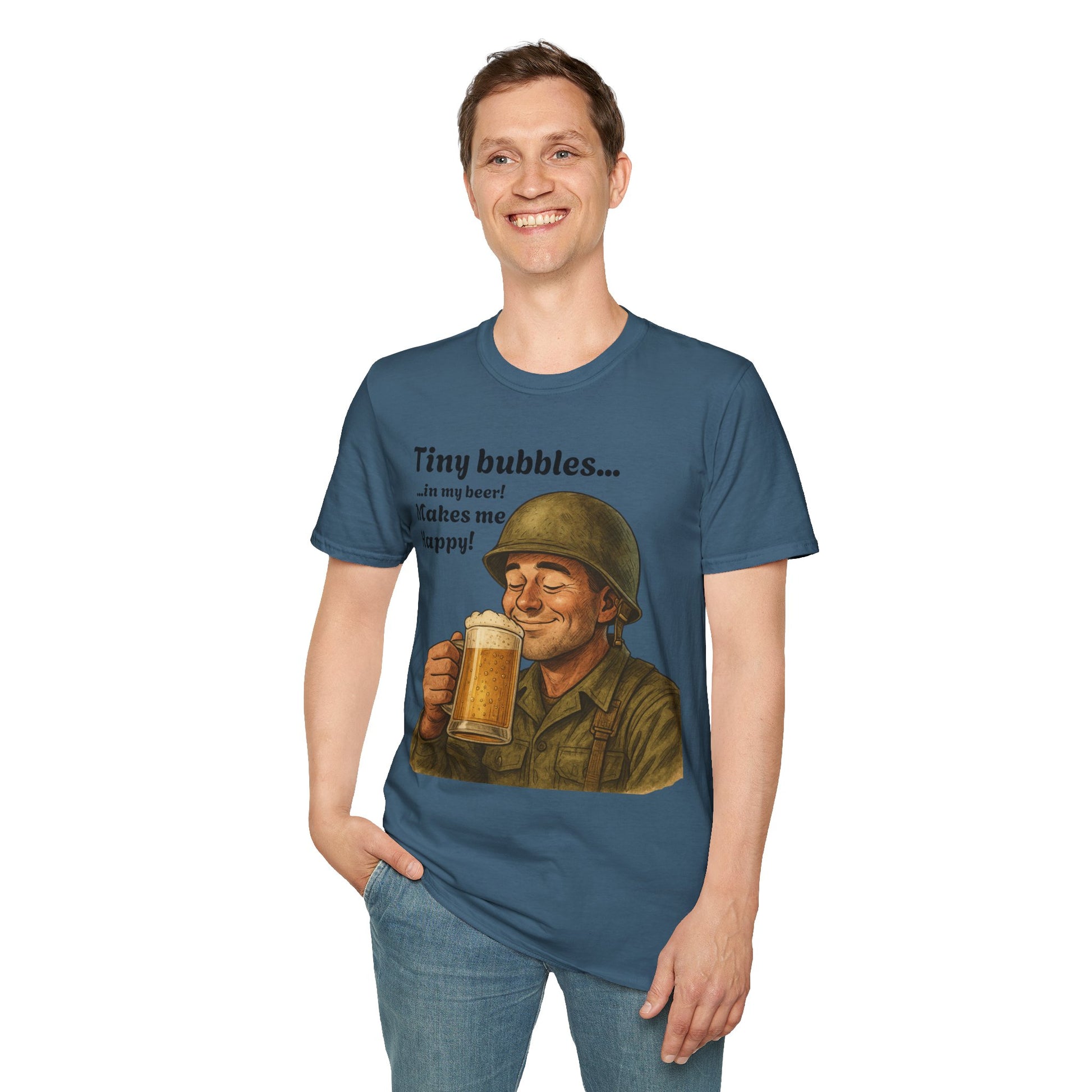 Tiny Bubbles T-Shirt – Cadence & Cold Ones Edition