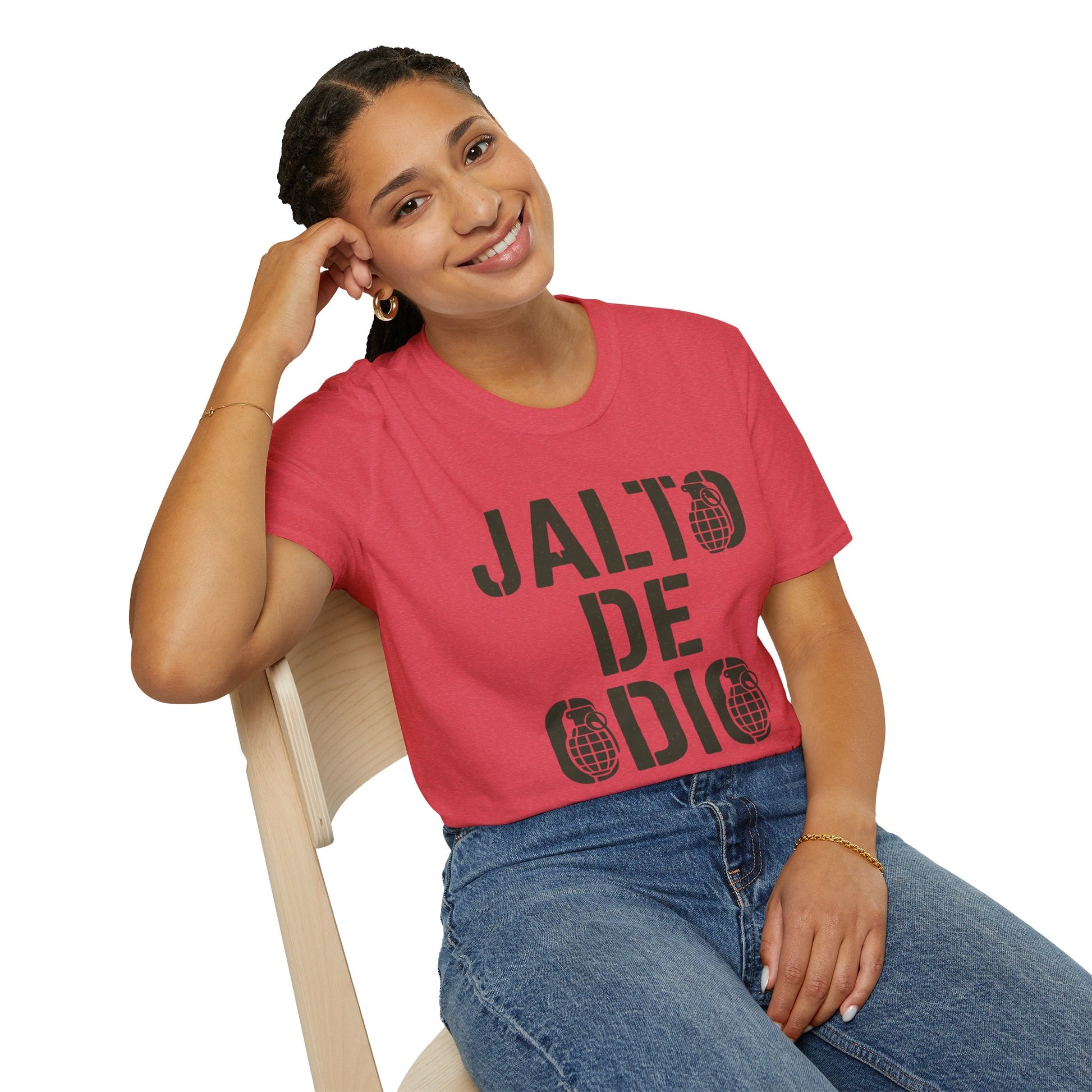 “Jalto de Odio” – Funny Military T-Shirt for the Unit’s Most Negative Hero