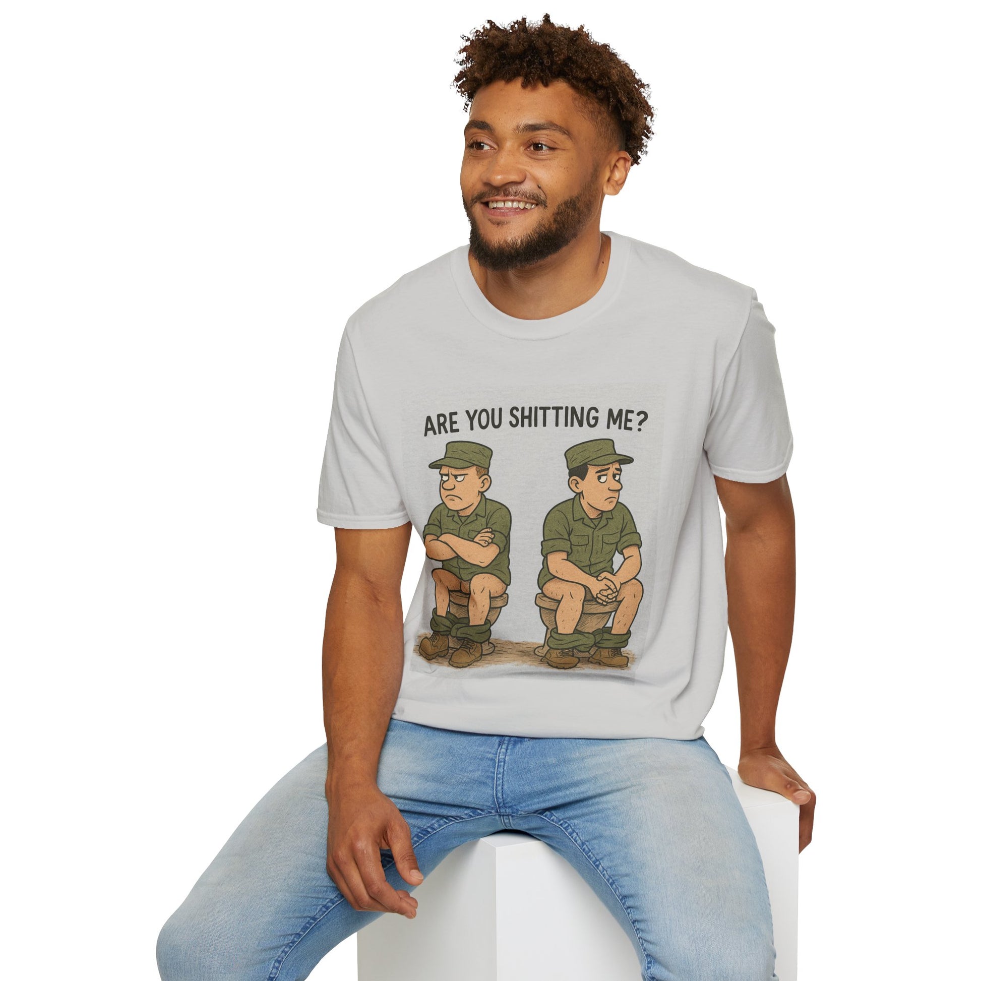 Latrine Brotherhood T-Shirt – Where Bonds (and Bowels) Were Made