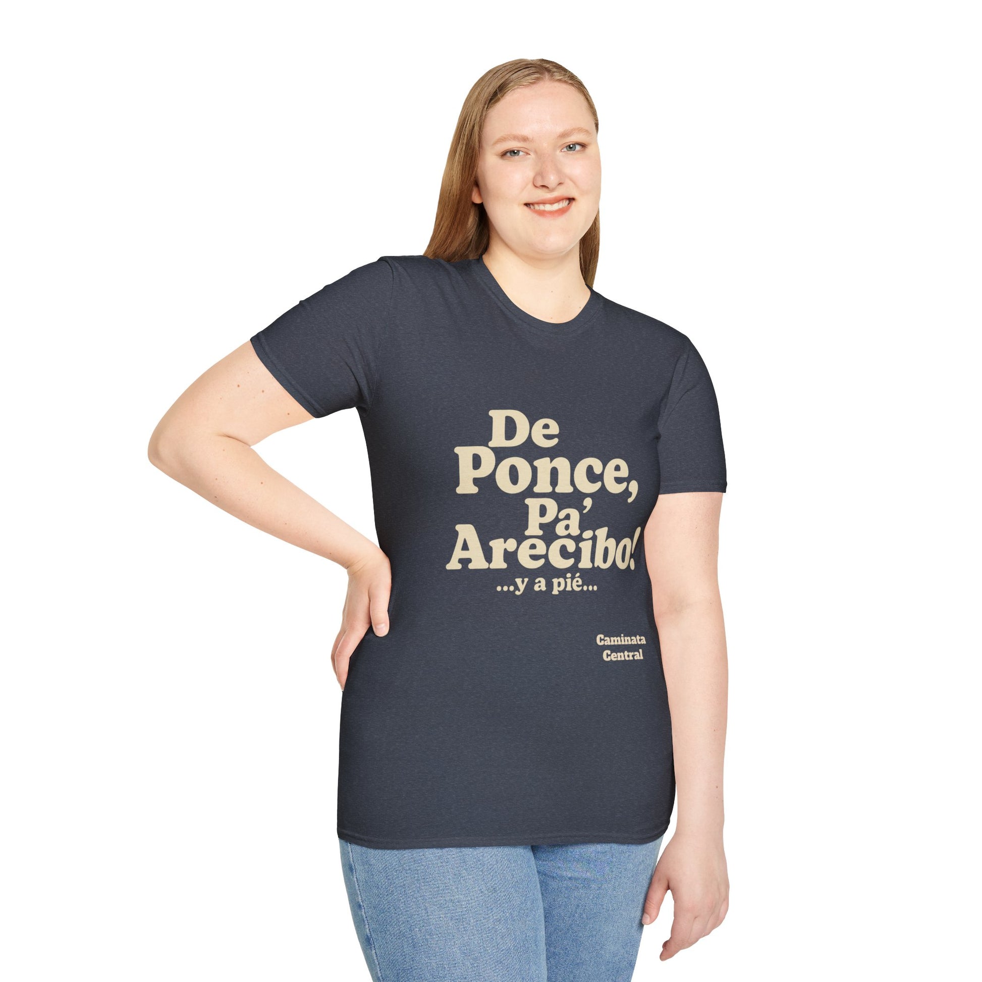 De Ponce P'a Arecibo - Caminata Central T-Shirt, Casual Wear