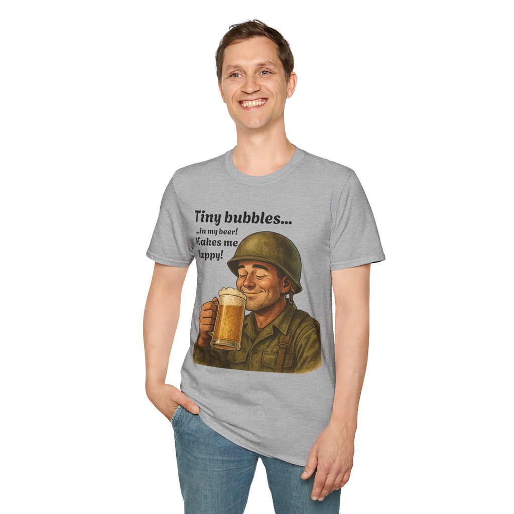 Tiny Bubbles T-Shirt – Cadence & Cold Ones Edition